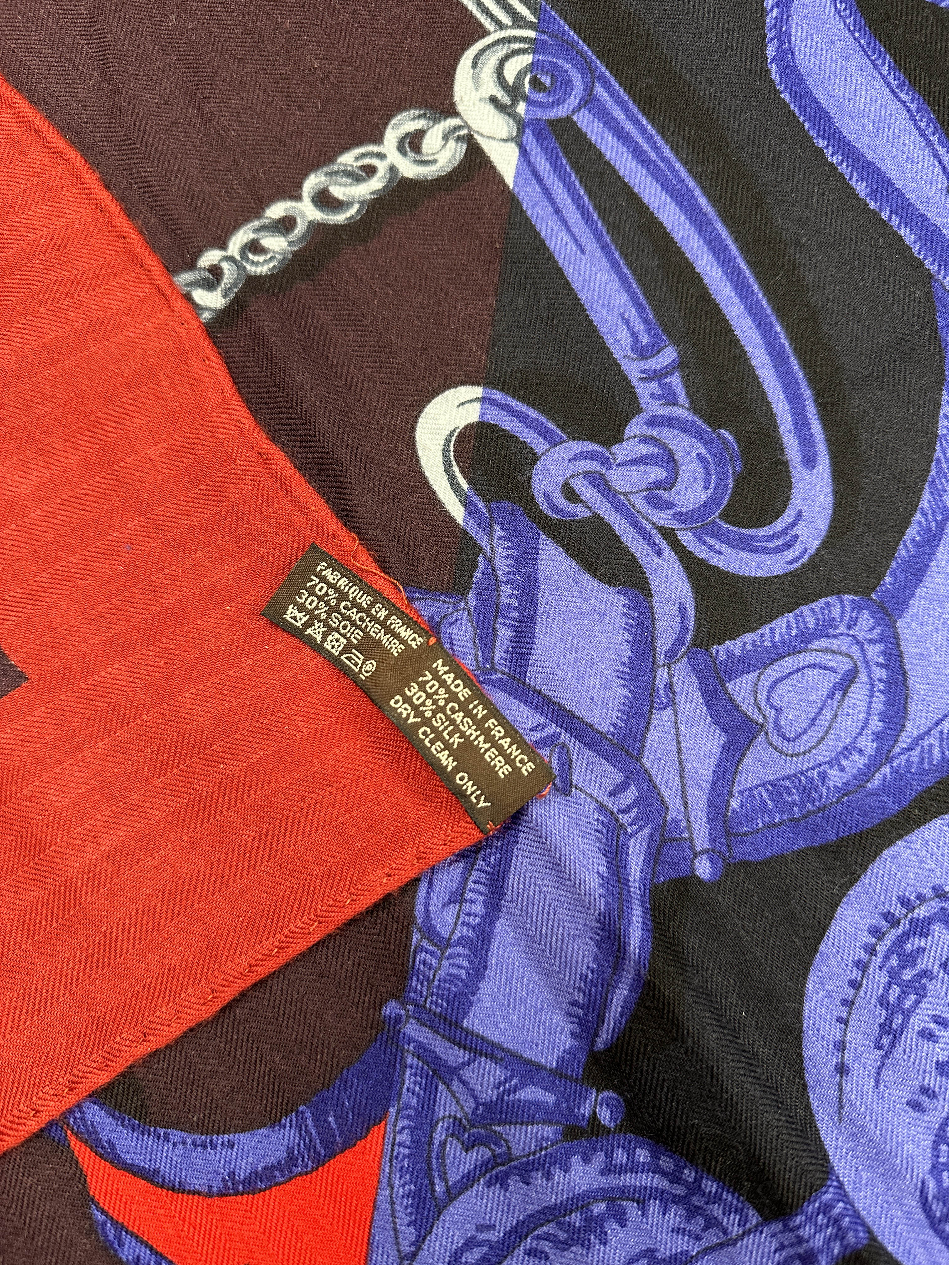 Hermès Mors à la Connétable Cashmere Silk 140