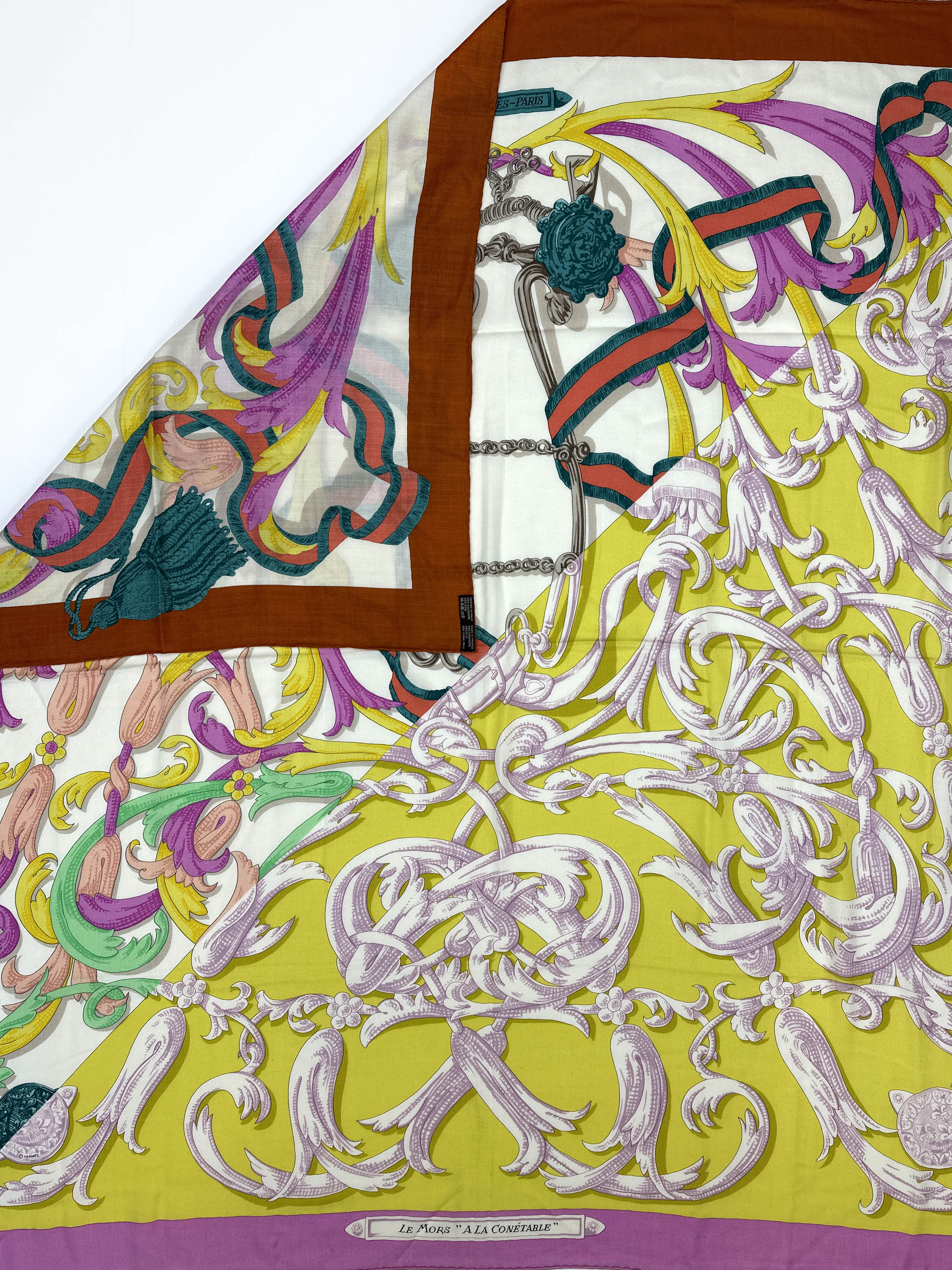 Hermès Mors à la Connétable Cashmere Silk 140
