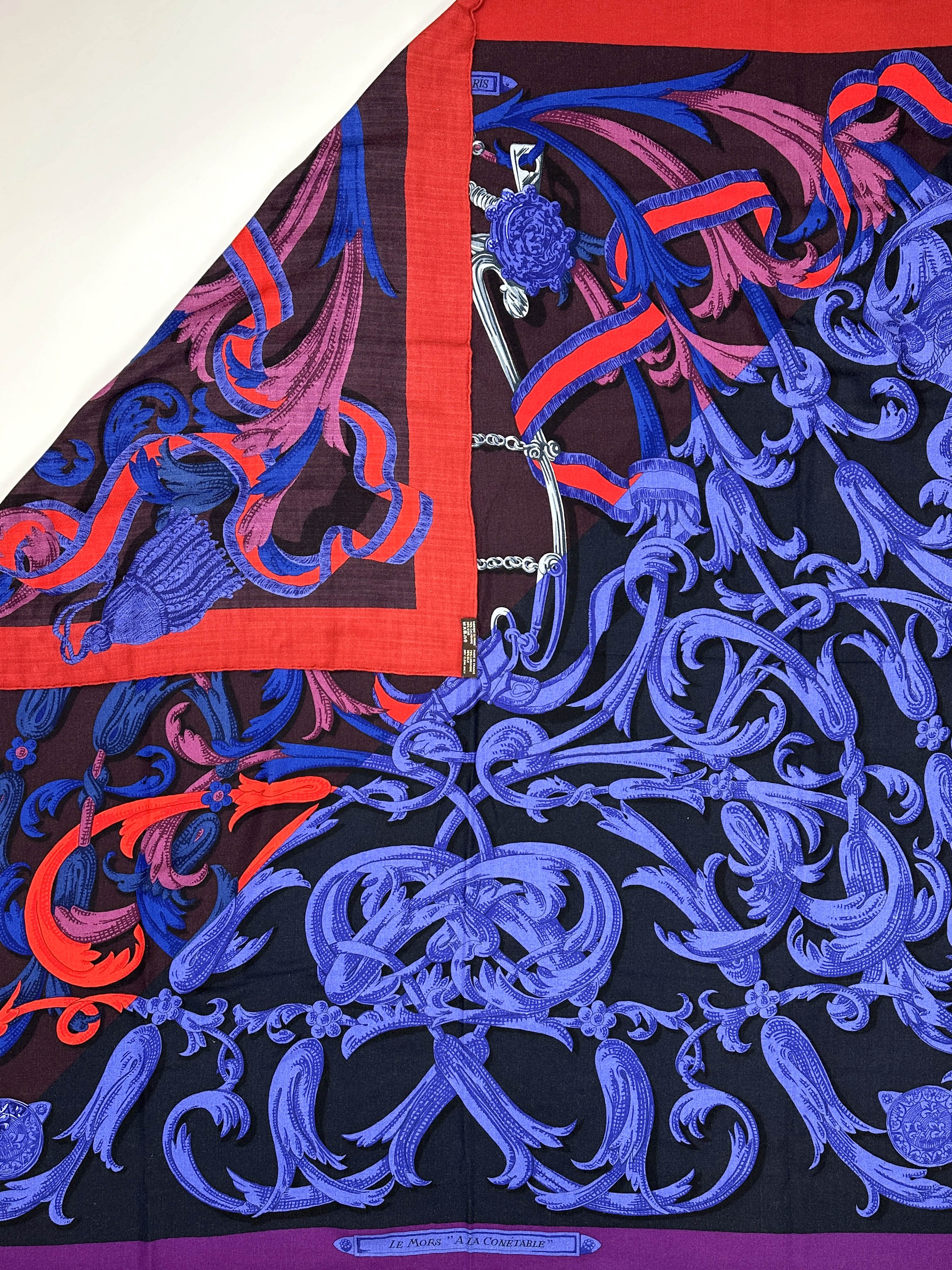 Hermès Mors à la Connétable Cashmere Silk 140