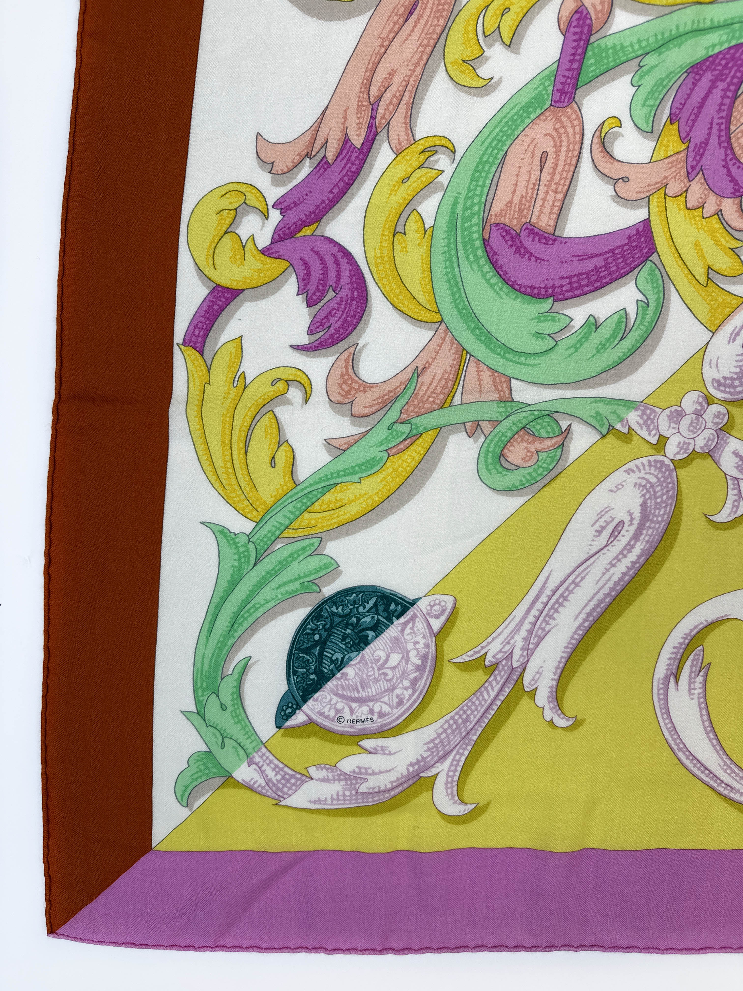 Hermès Mors à la Connétable Cashmere Silk 140