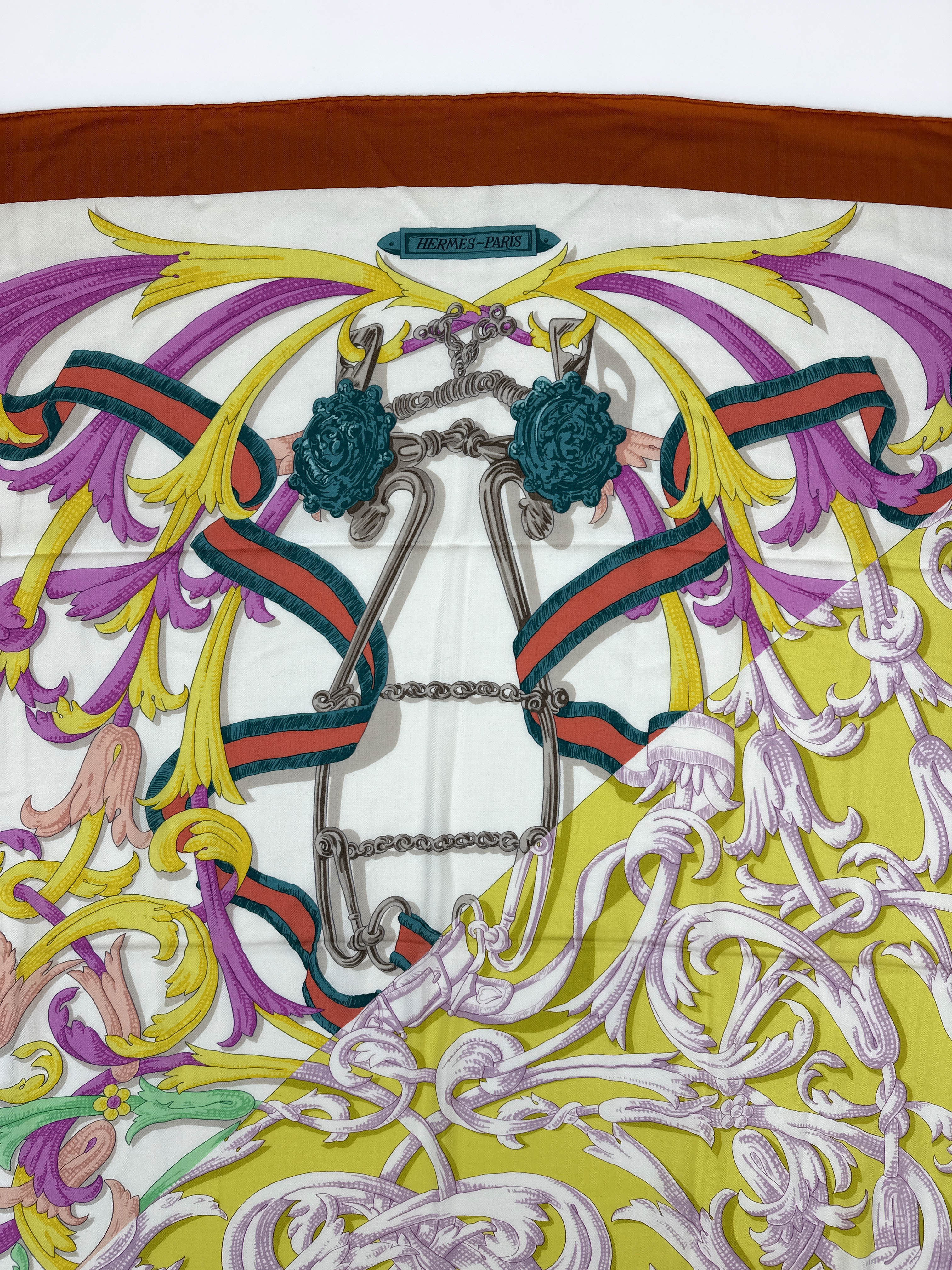 Hermès Mors à la Connétable Cashmere Silk 140