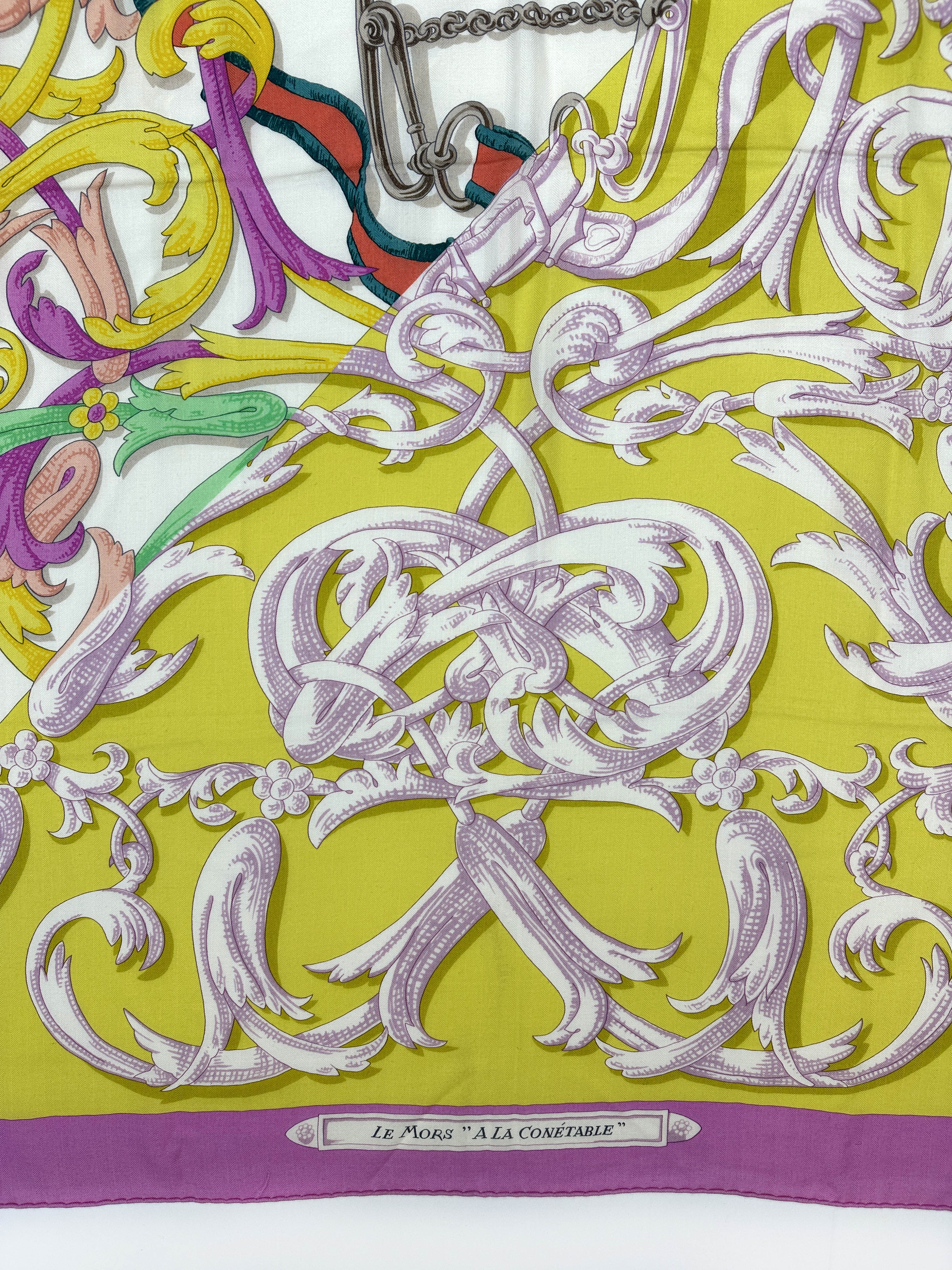 Hermès Mors à la Connétable Cashmere Silk 140