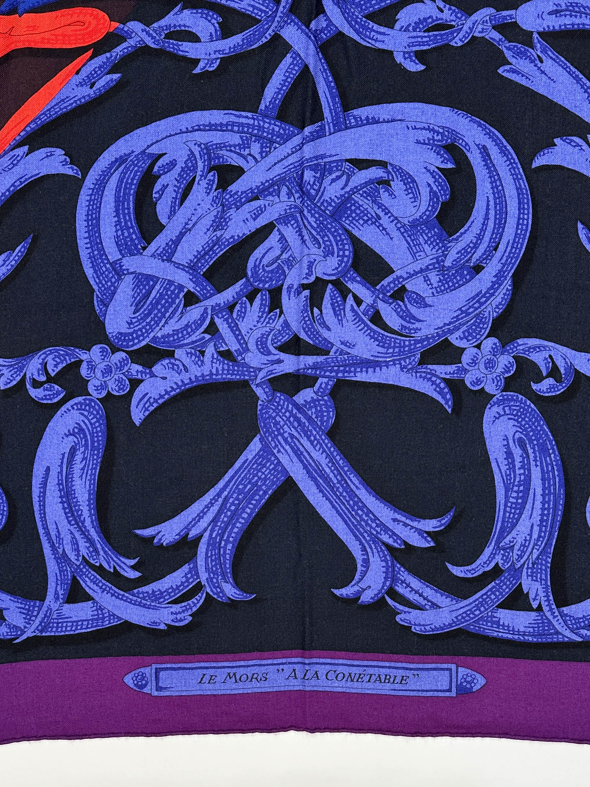 Hermès Mors à la Connétable Cashmere Silk 140