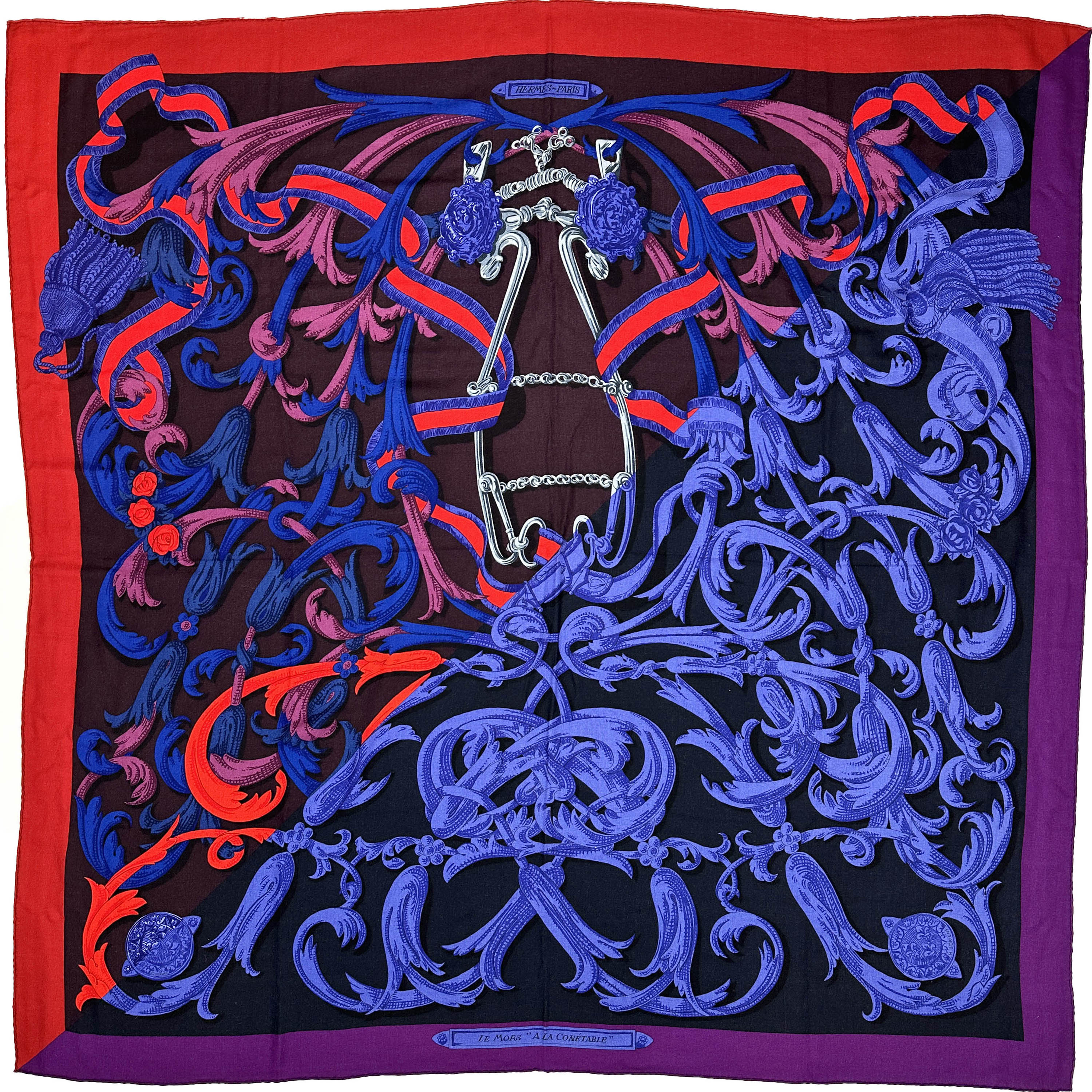 Hermès Mors à la Connétable Cashmere Silk 140