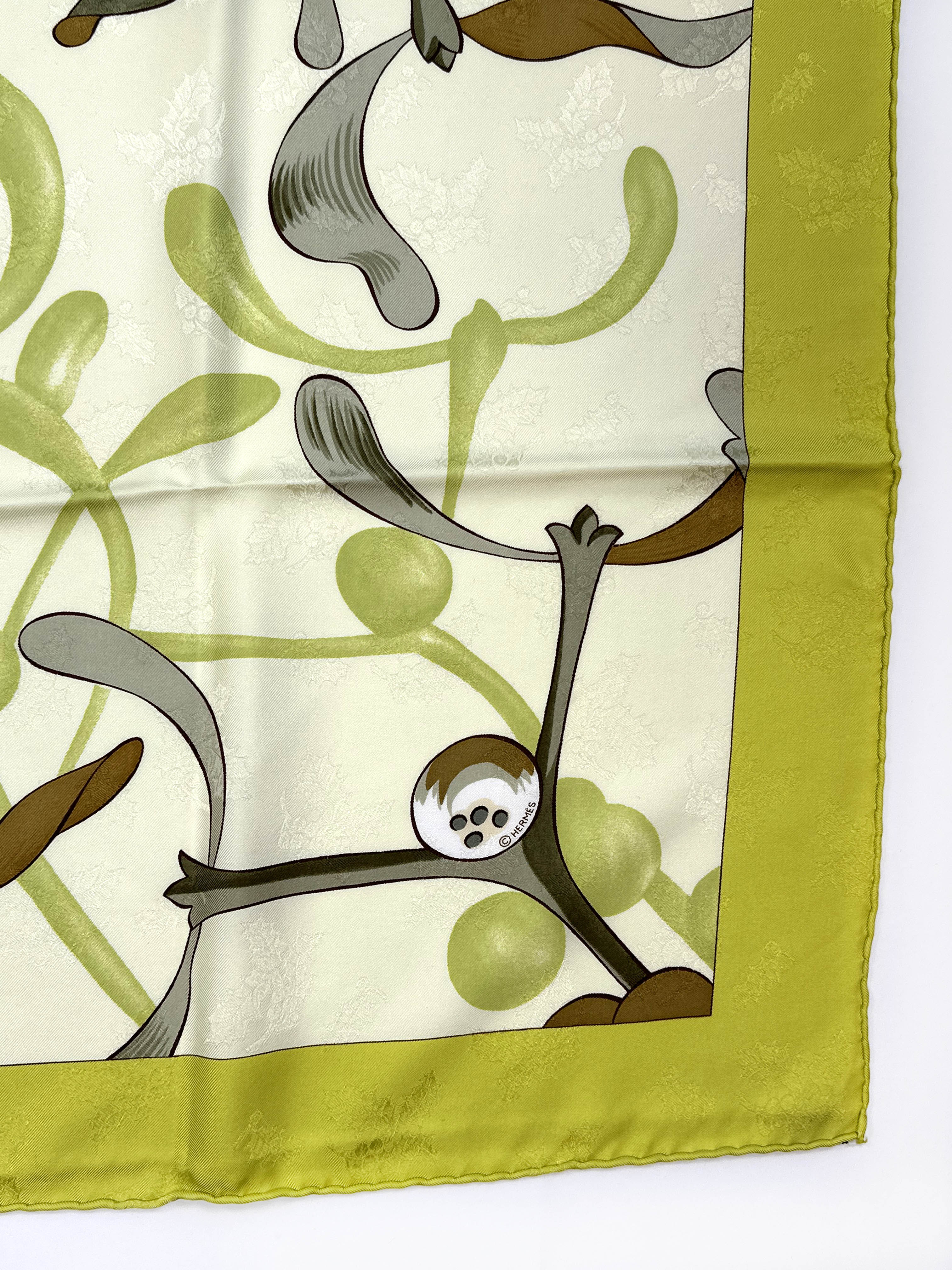 Hermès Neige d'Antan II (Detail) Jacquard 90