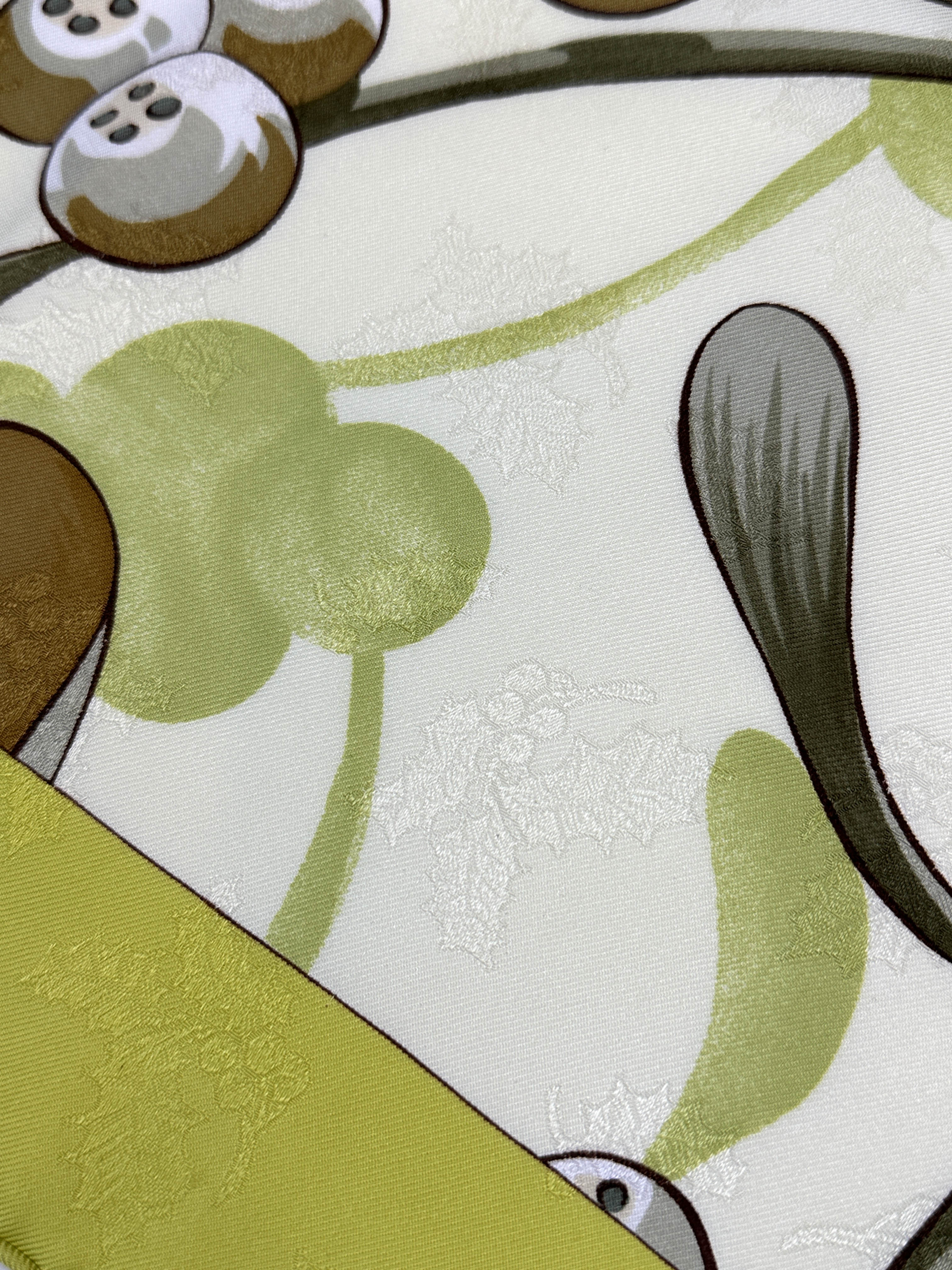 Hermès Neige d'Antan II (Detail) Jacquard 90