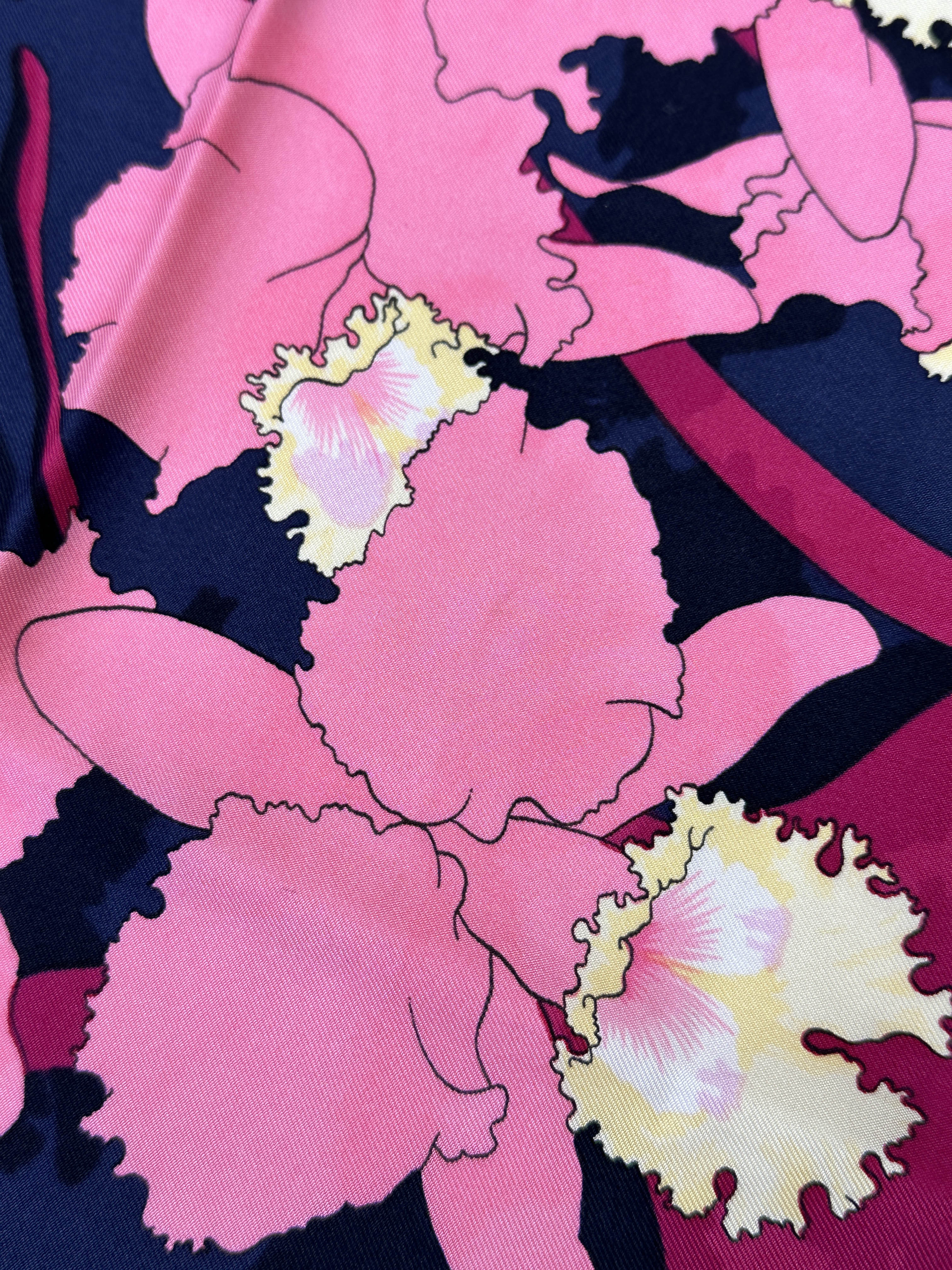 Hermès Les Orchidées 90