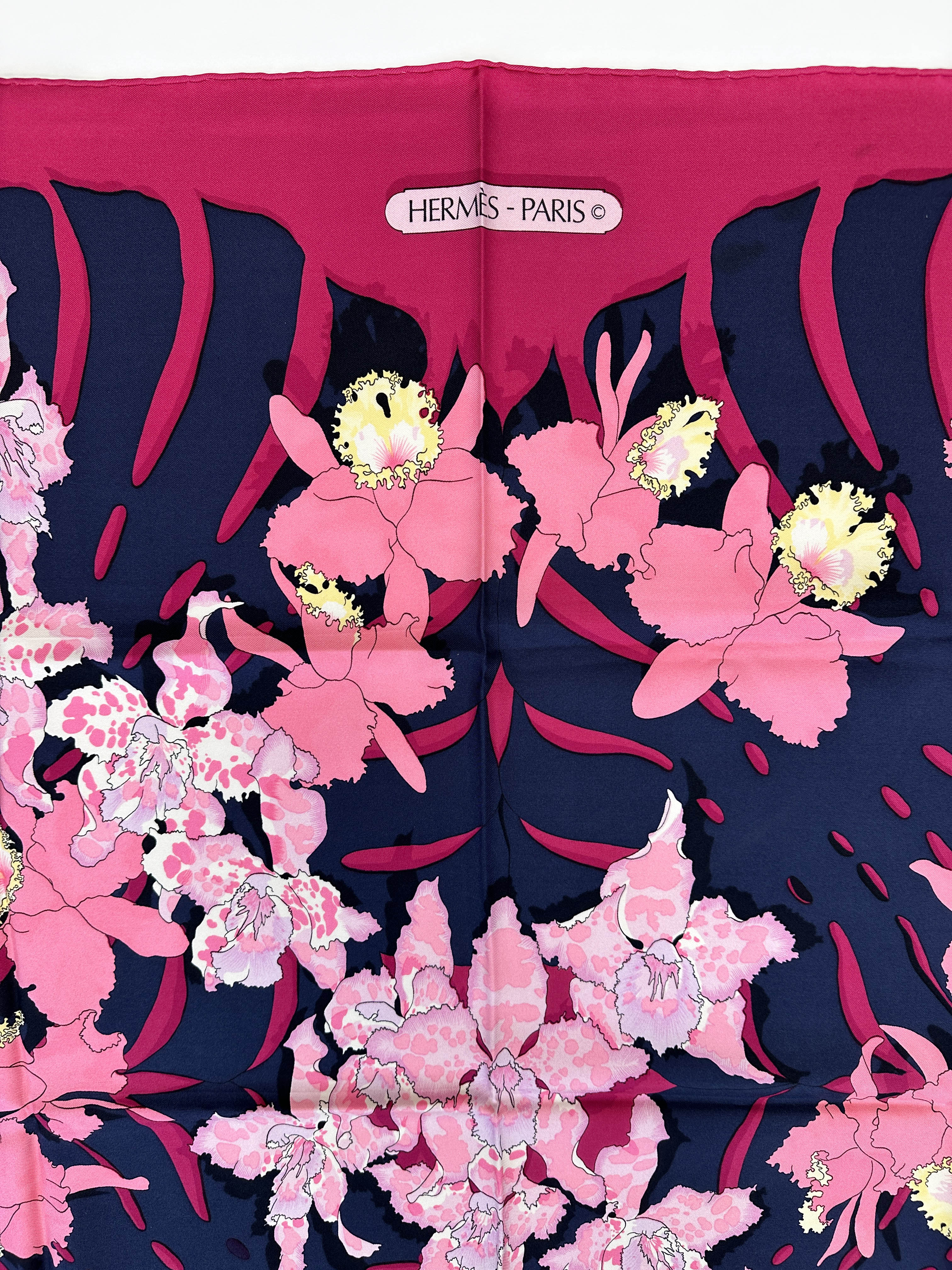 Hermès Les Orchidées 90