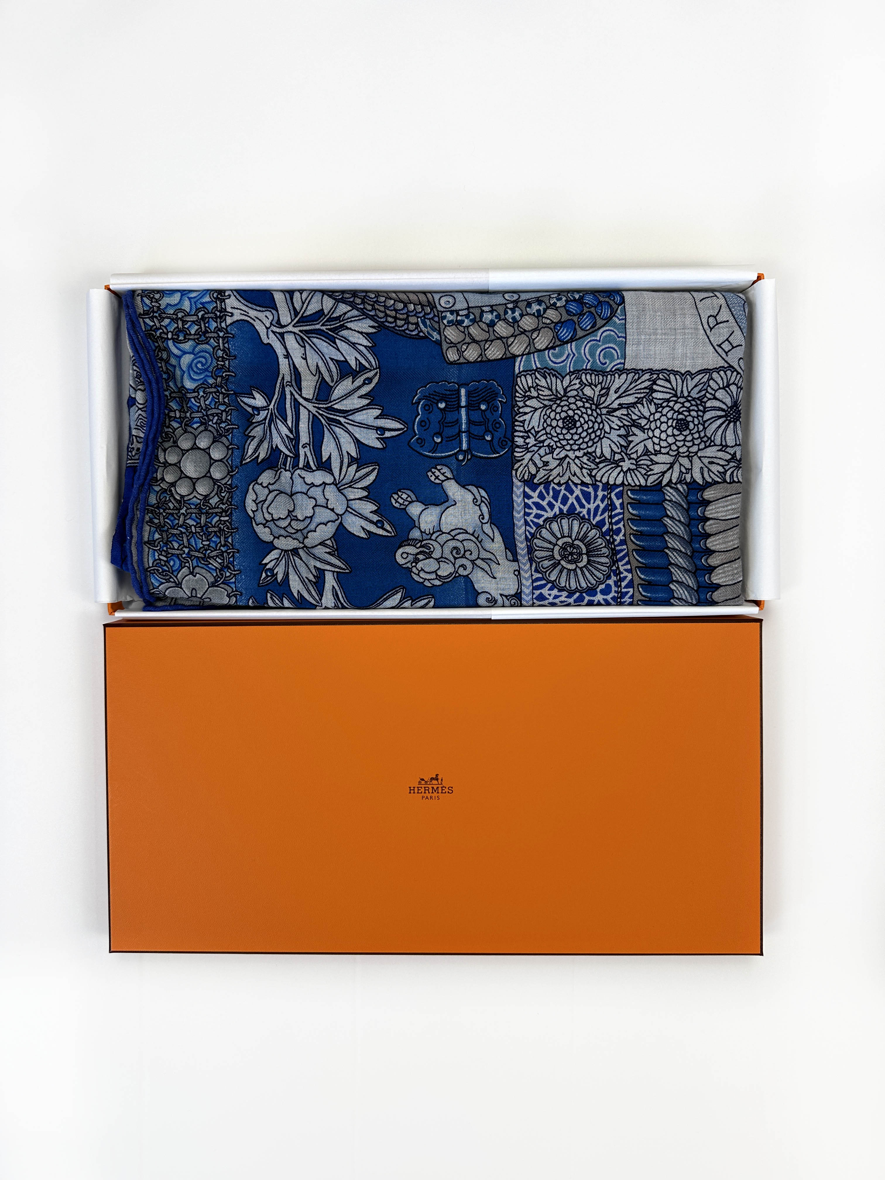 Hermès Parures de Samourais Cashmere Silk 140