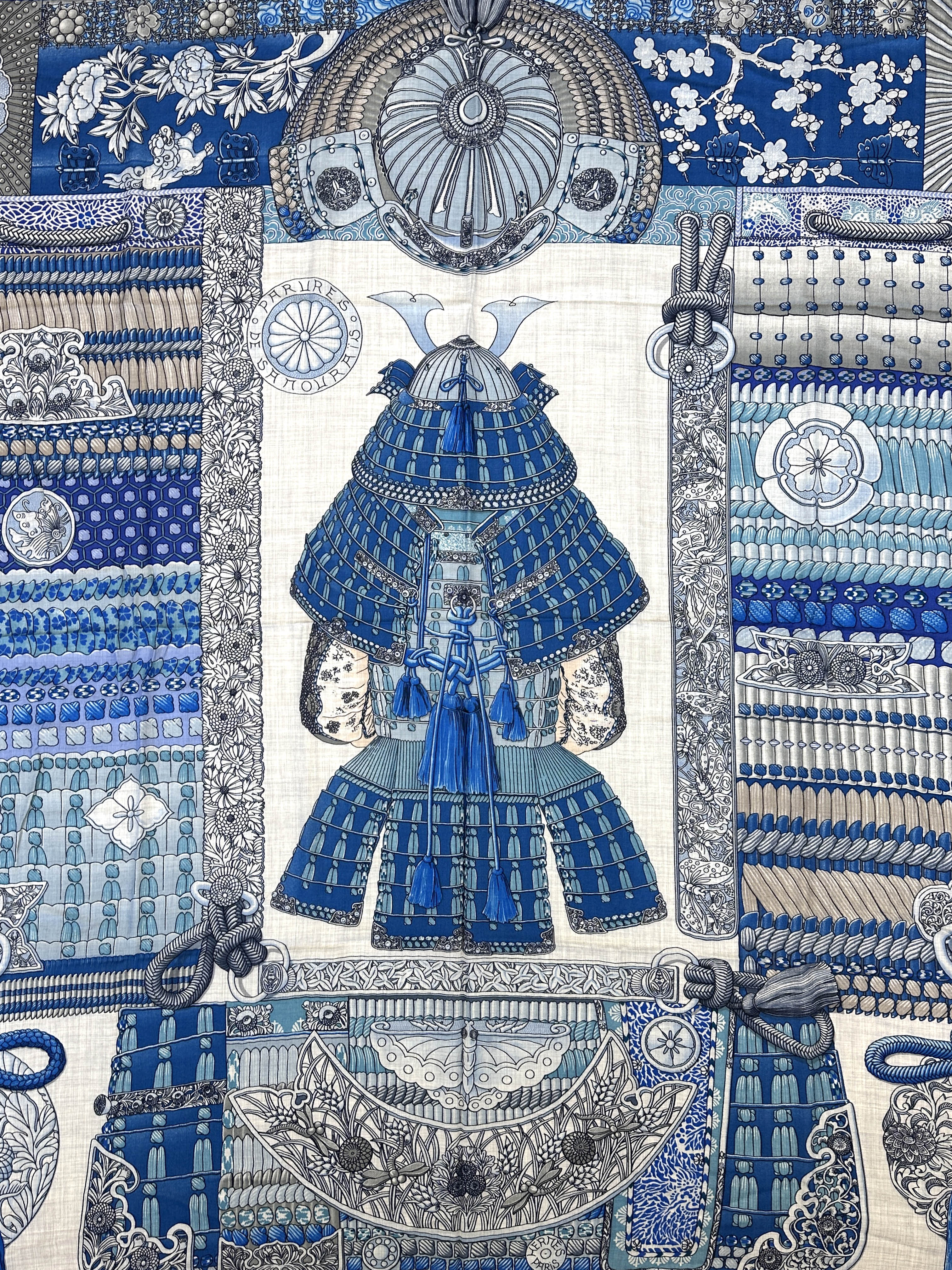 Hermès Parures de Samourais Cashmere Silk 140