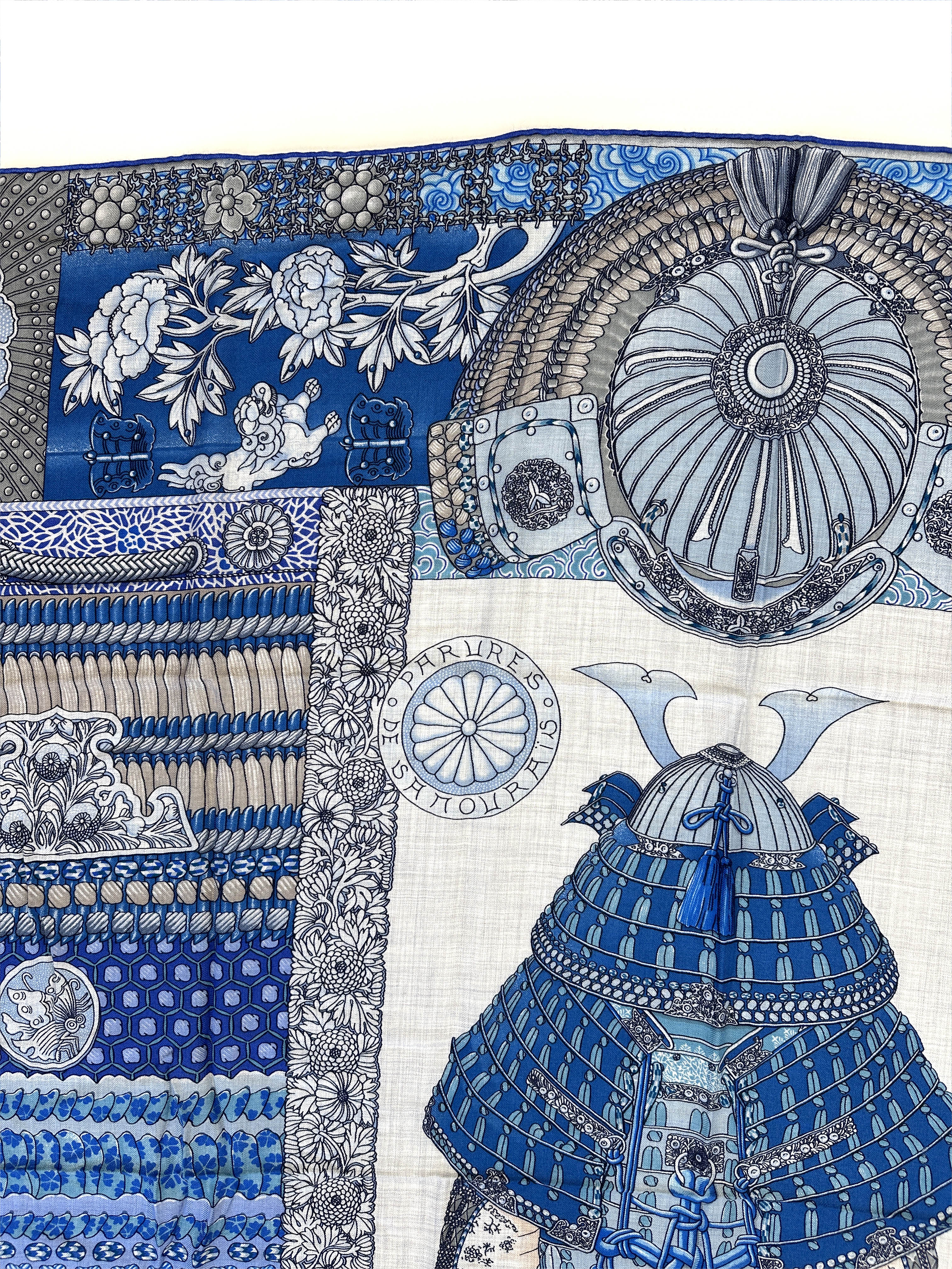 Hermès Parures de Samourais Cashmere Silk 140