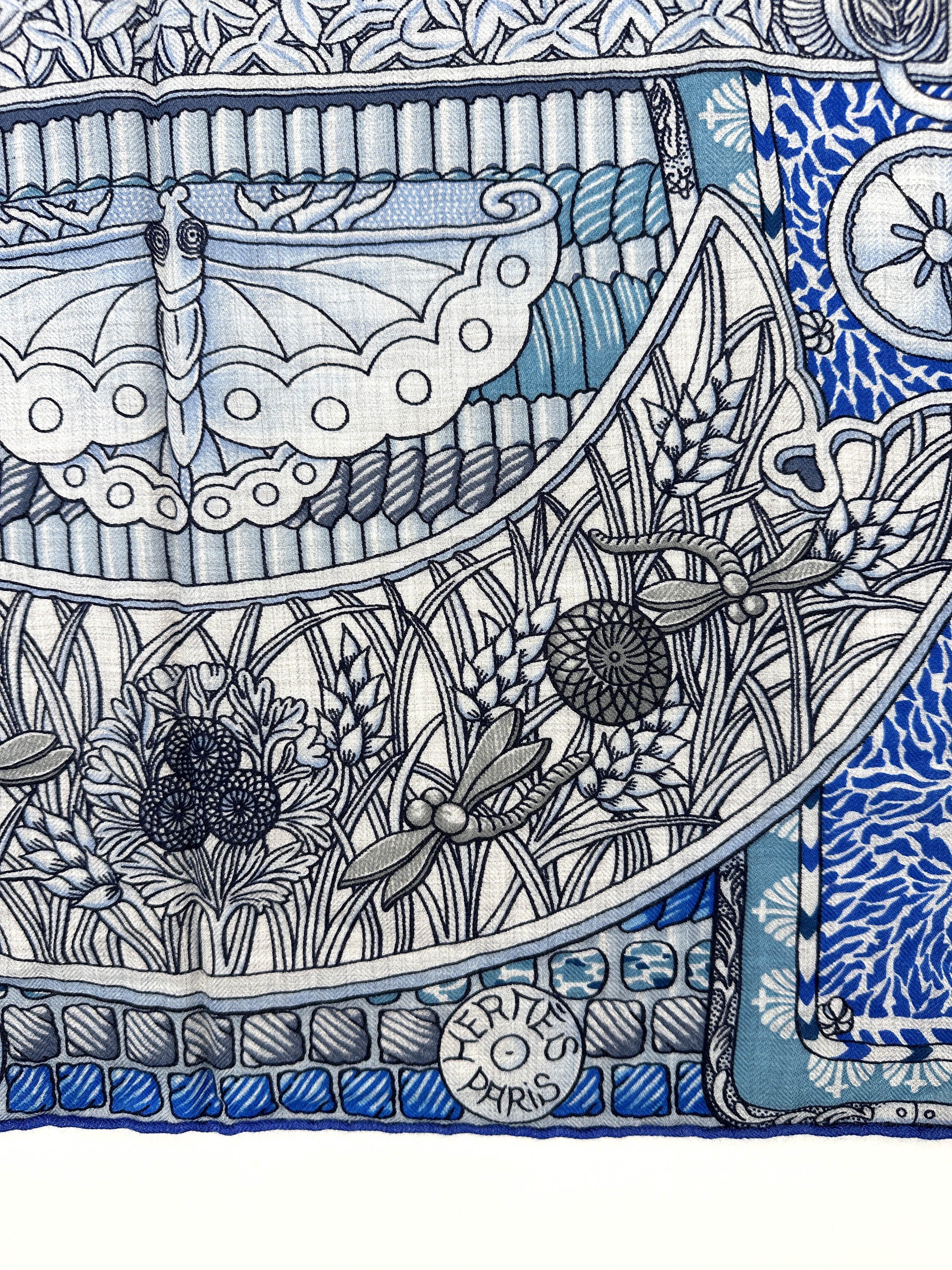 Hermès Parures de Samourais Cashmere Silk 140