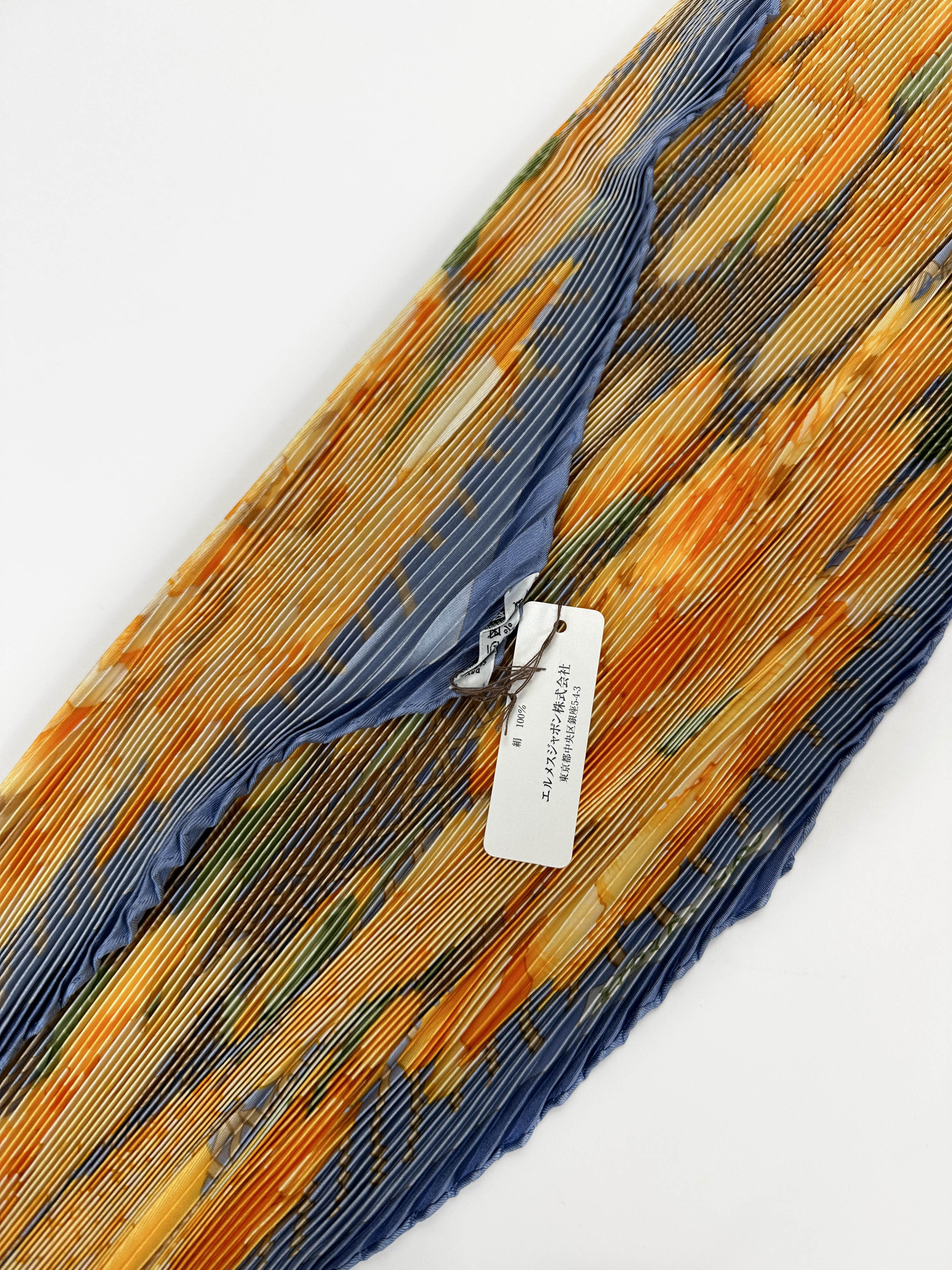 Hermès Les Pivoines Plissé 90