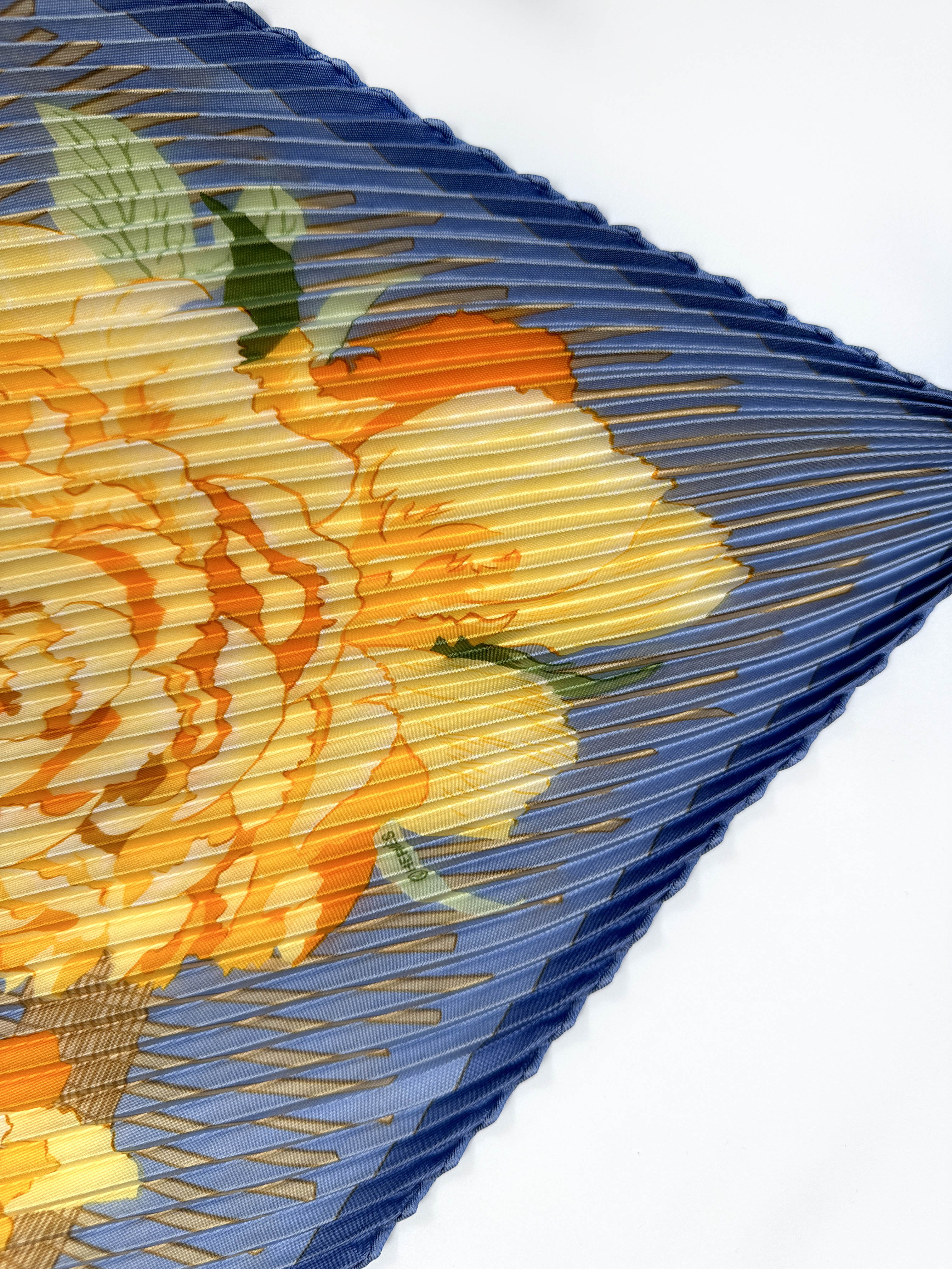 Hermès Les Pivoines Plissé 90