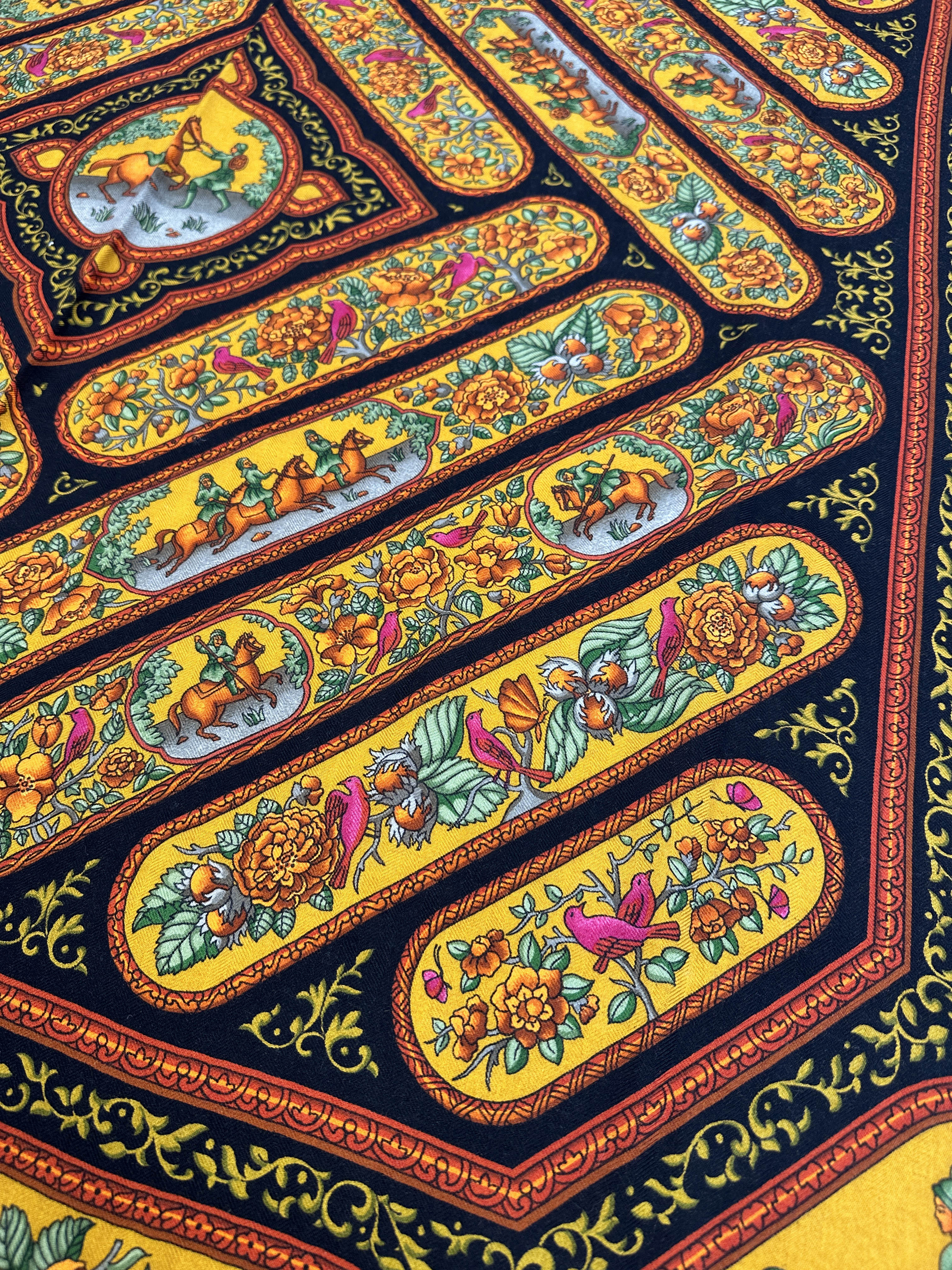 Hermès Qalamdan Cashmere Silk 140