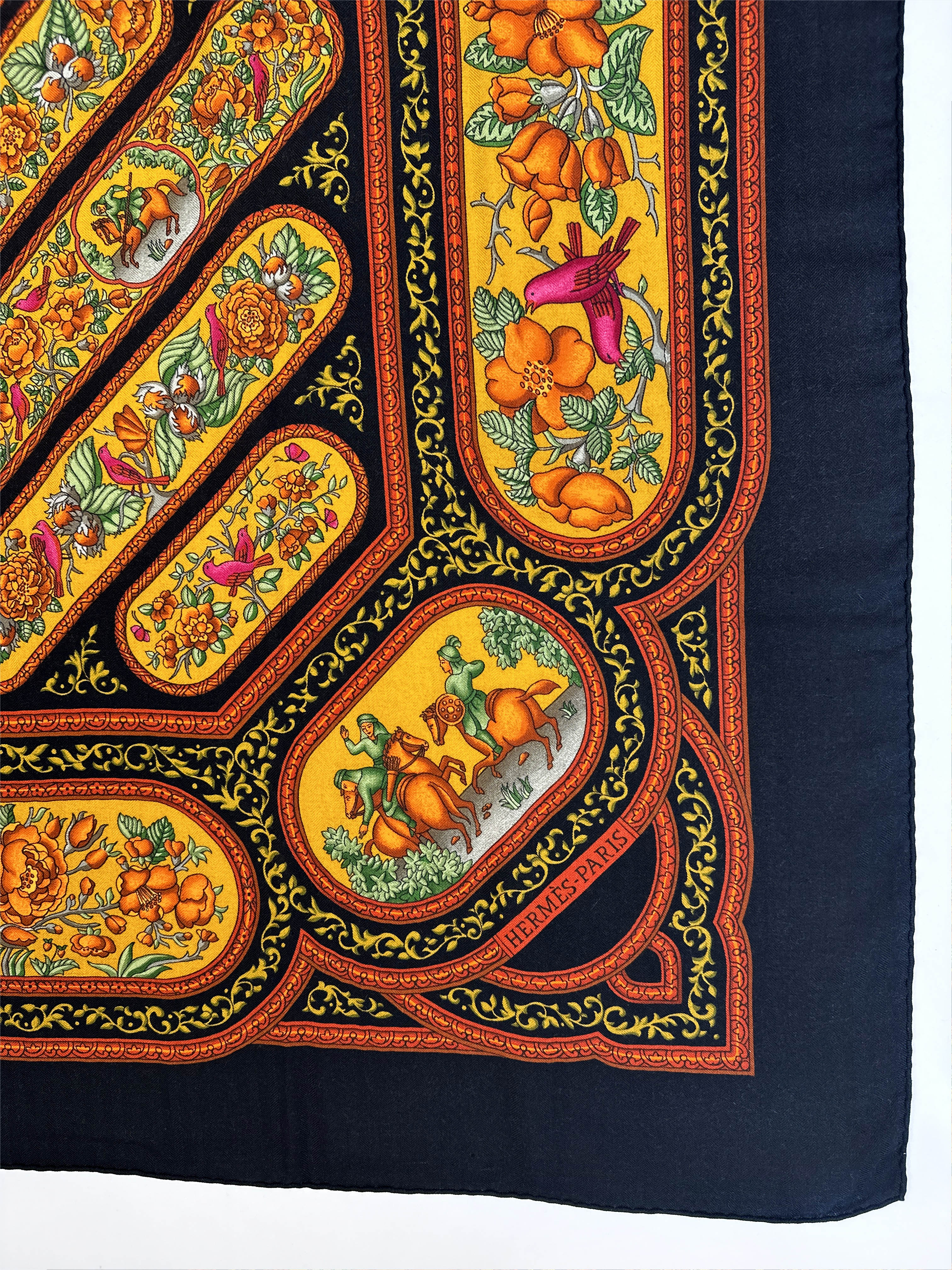 Hermès Qalamdan Cashmere Silk 140