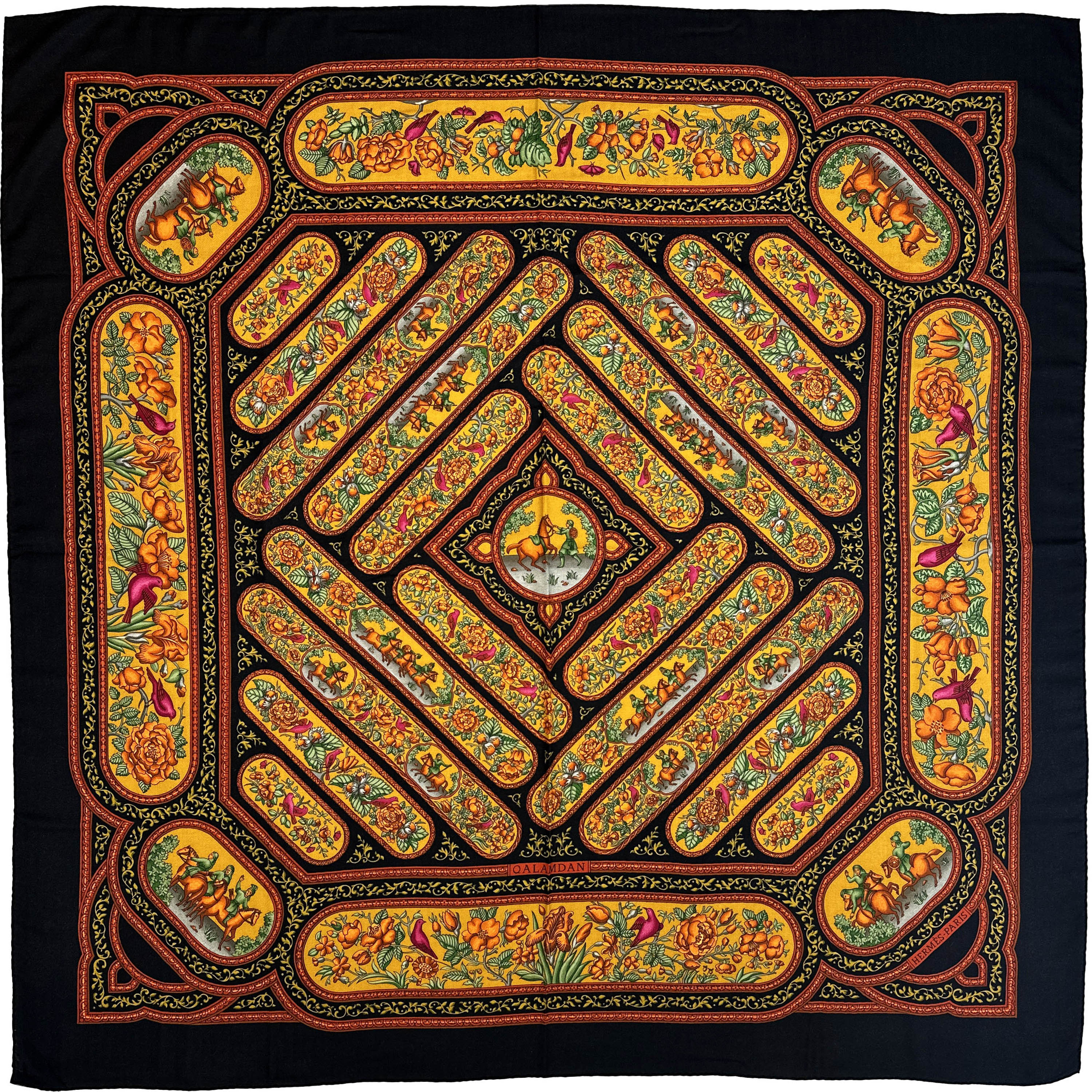 Hermès Qalamdan Cashmere Silk 140