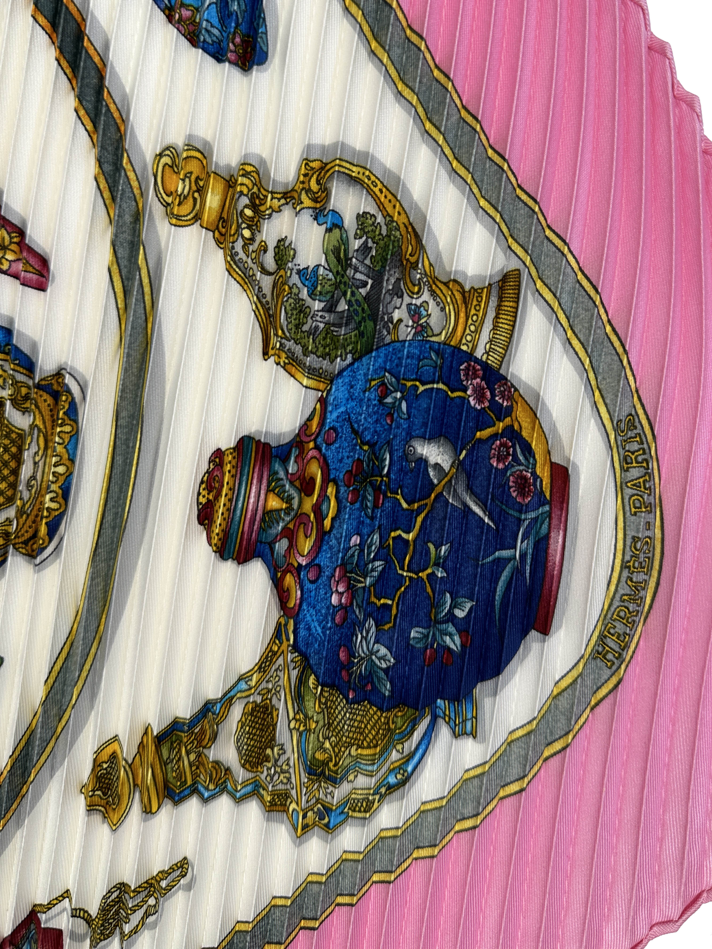 Hermès Flacons Plissé 90