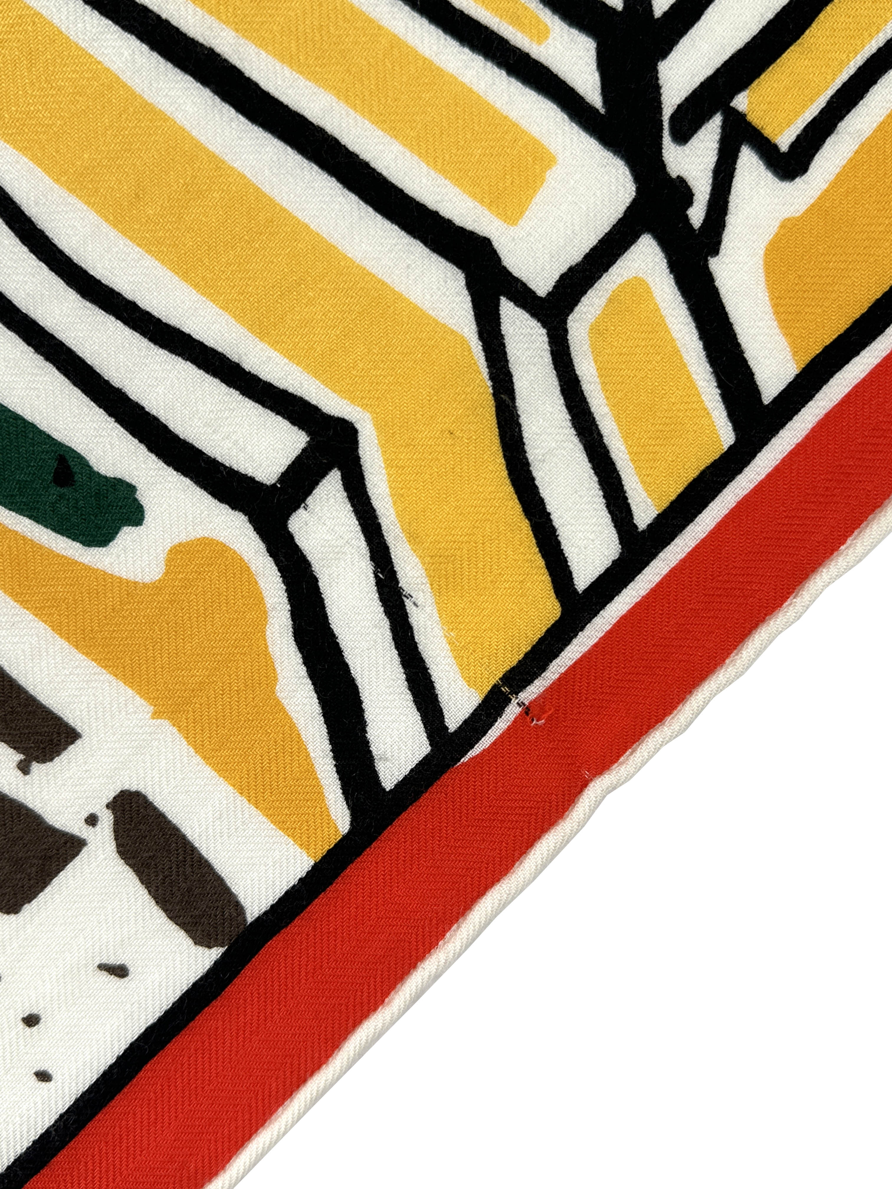 Hermès Rayures d'Ete Cashmere Silk 140