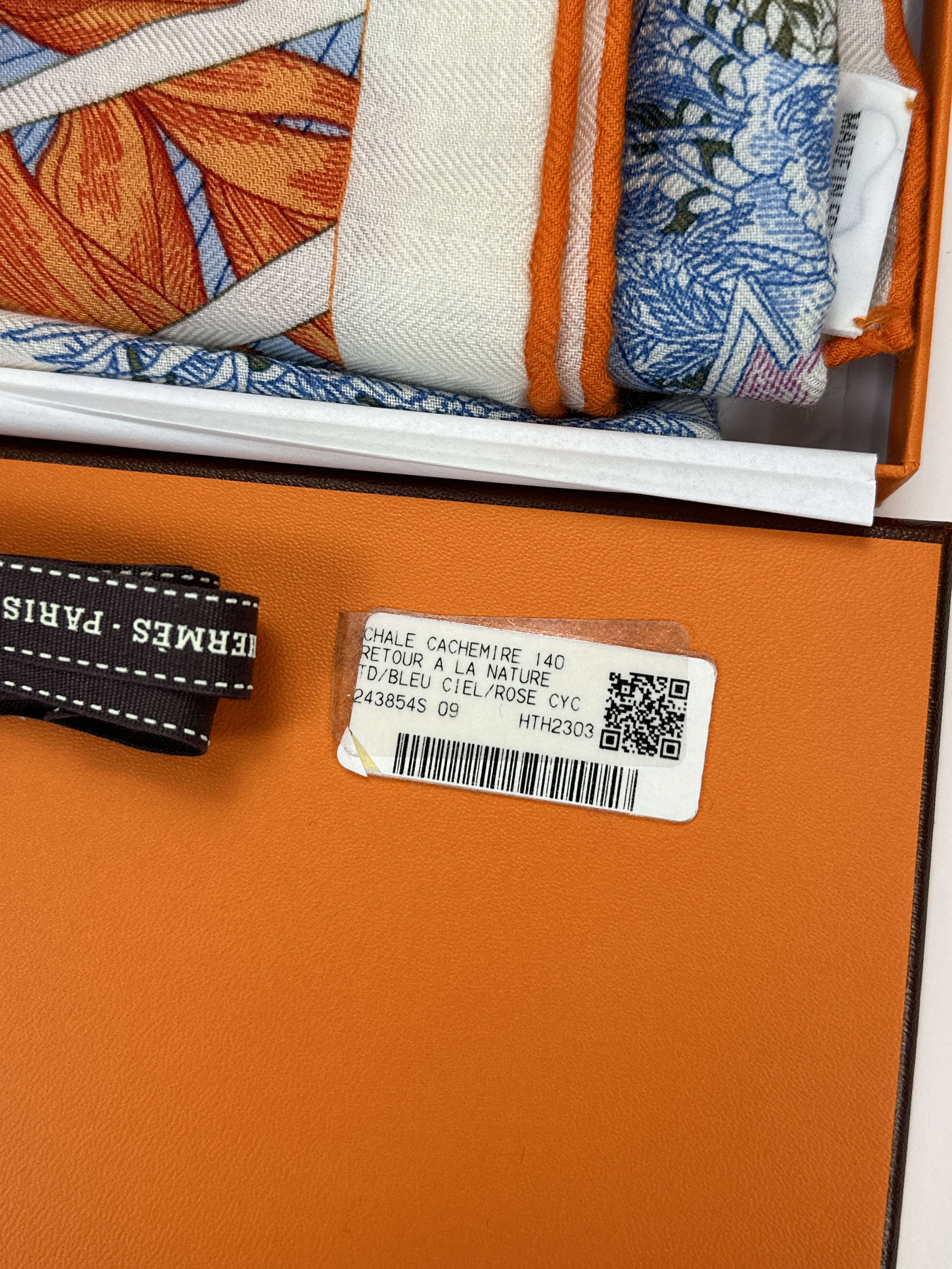 Hermès Retour a la Nature Cashmere Silk 140