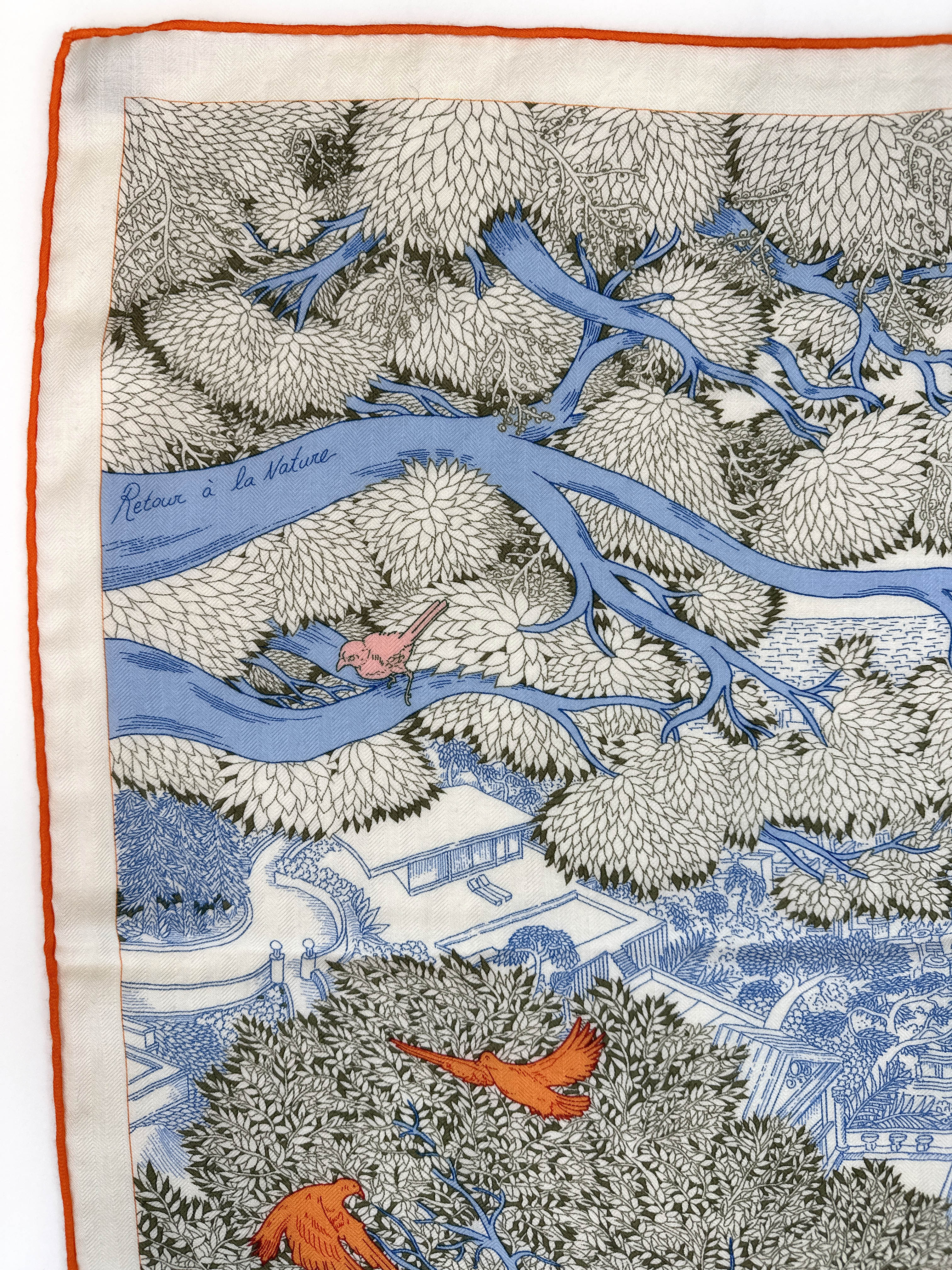 Hermès Retour a la Nature Cashmere Silk 140