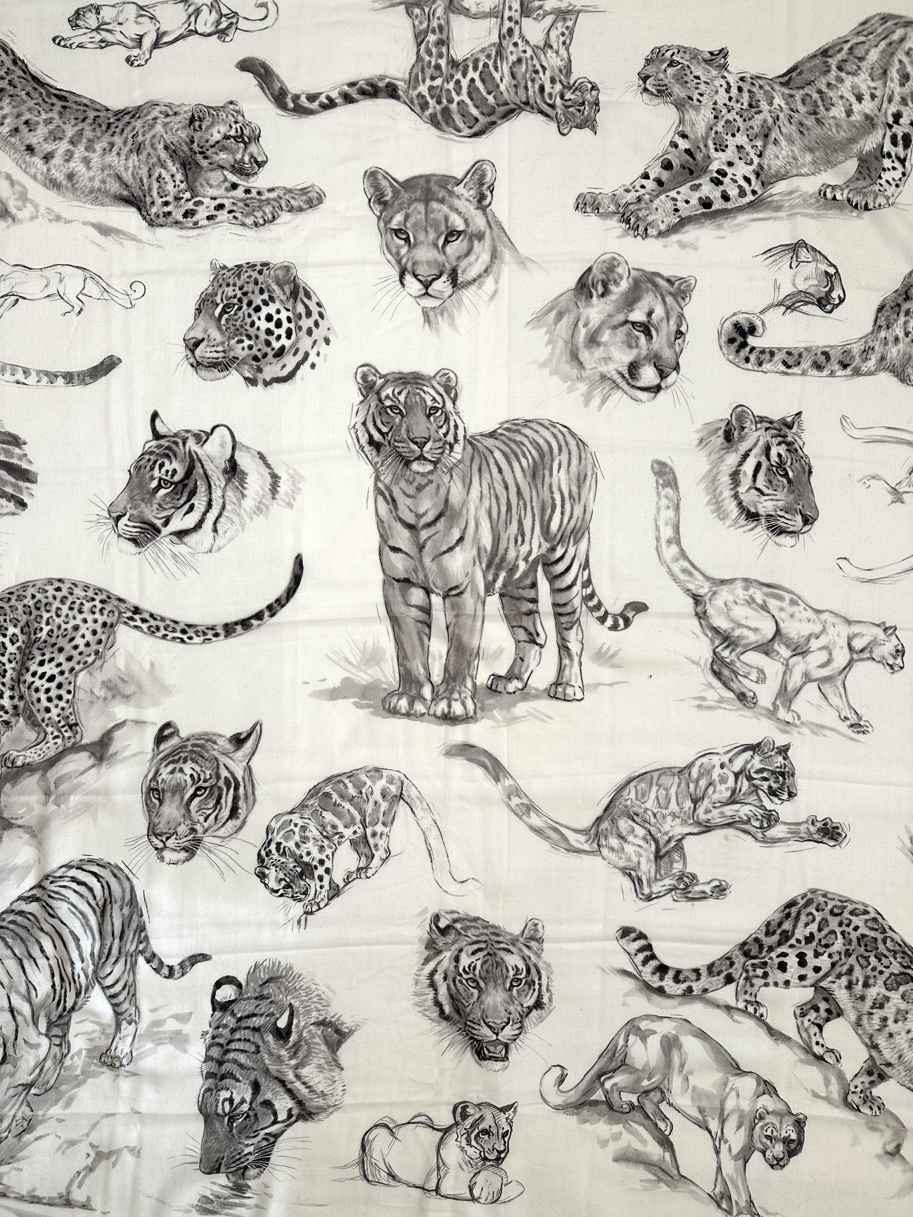 Hermès Dans l'Atelier de Robert Dallet Cashmere Silk 140