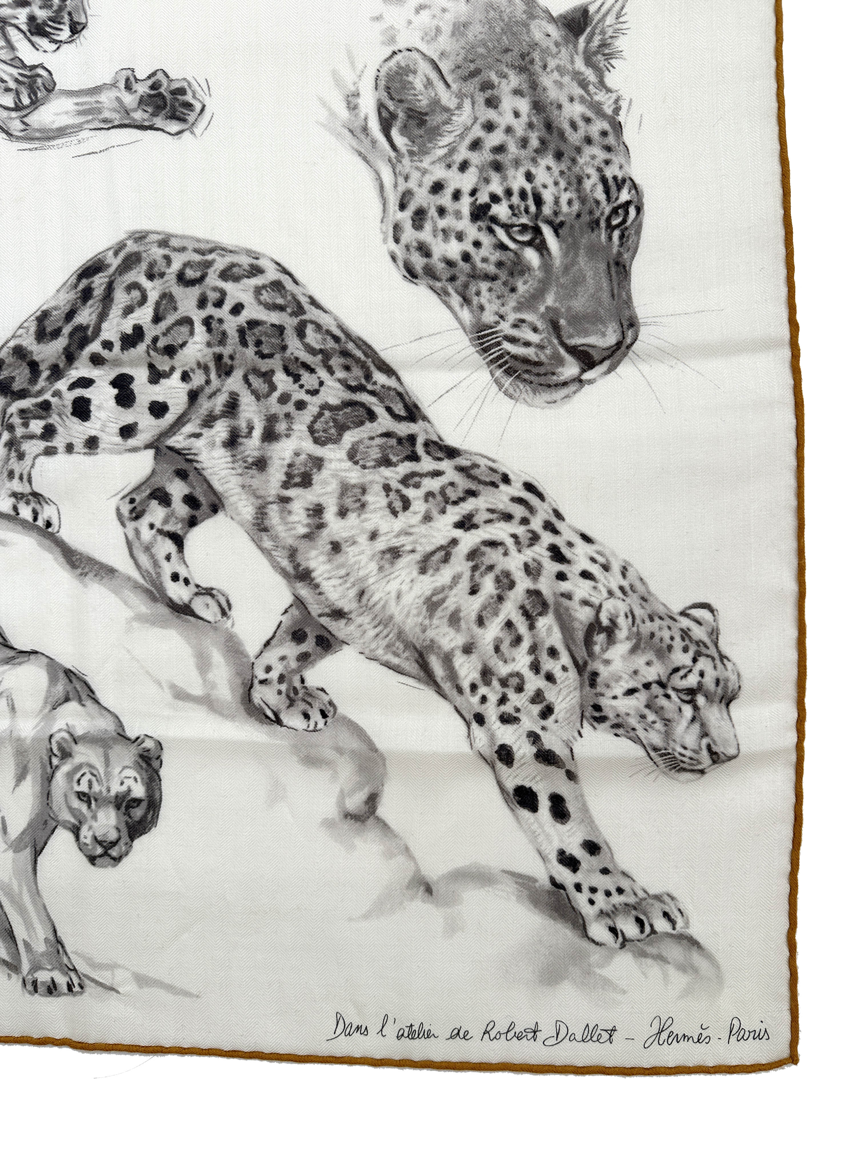 Hermès Dans l'Atelier de Robert Dallet Cashmere Silk 140
