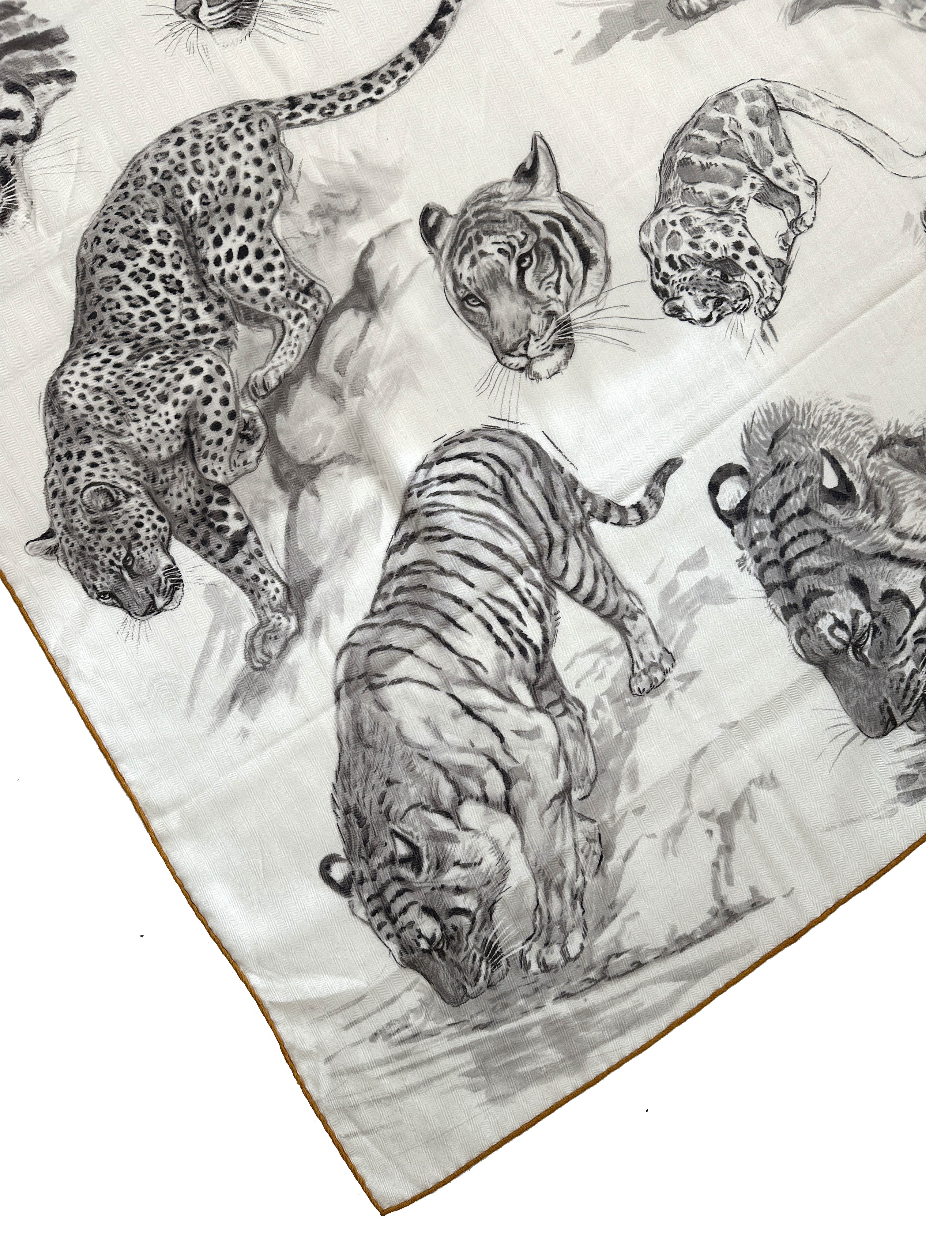 Hermès Dans l'Atelier de Robert Dallet Cashmere Silk 140