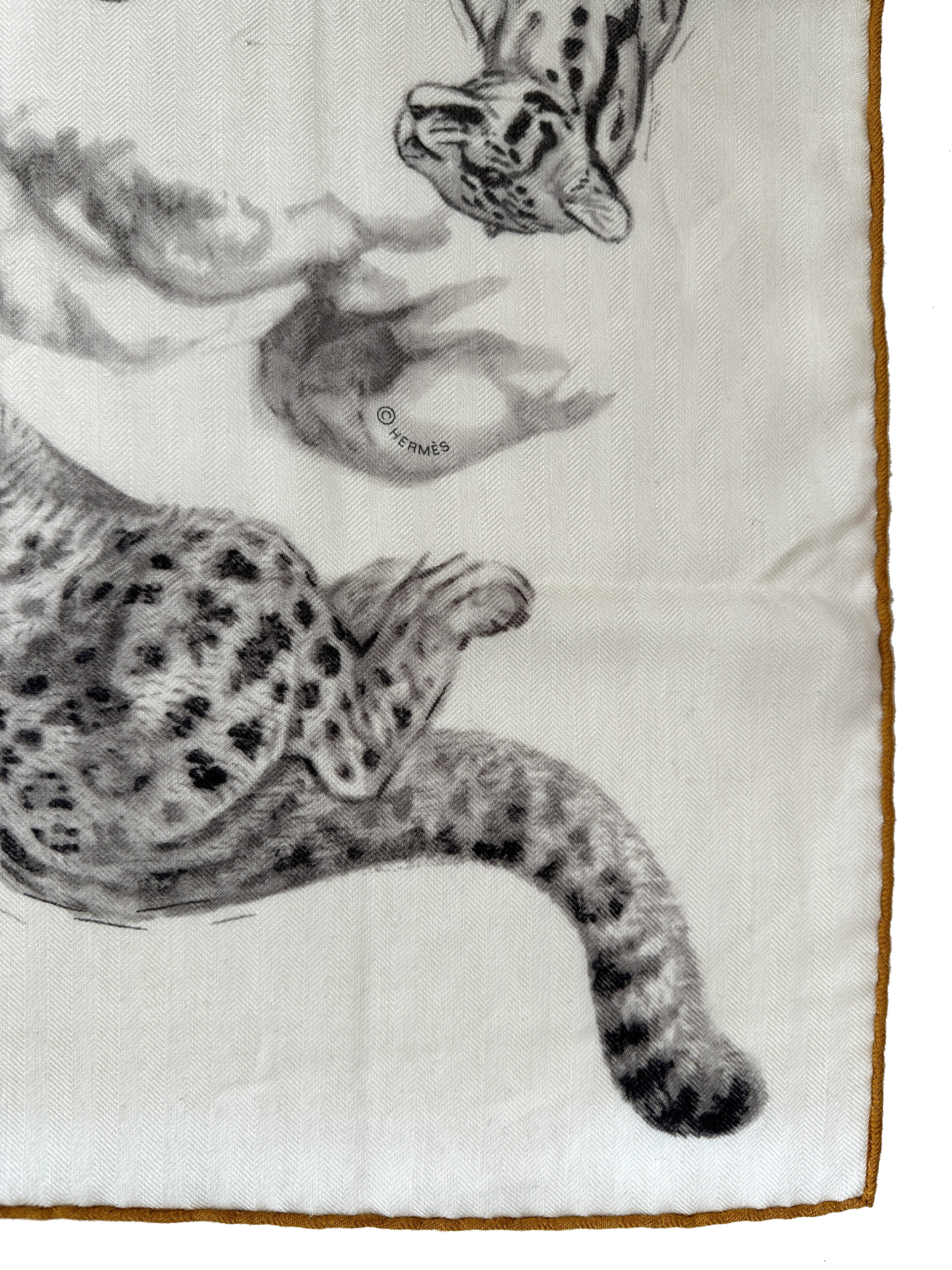 Hermès Dans l'Atelier de Robert Dallet Cashmere Silk 140
