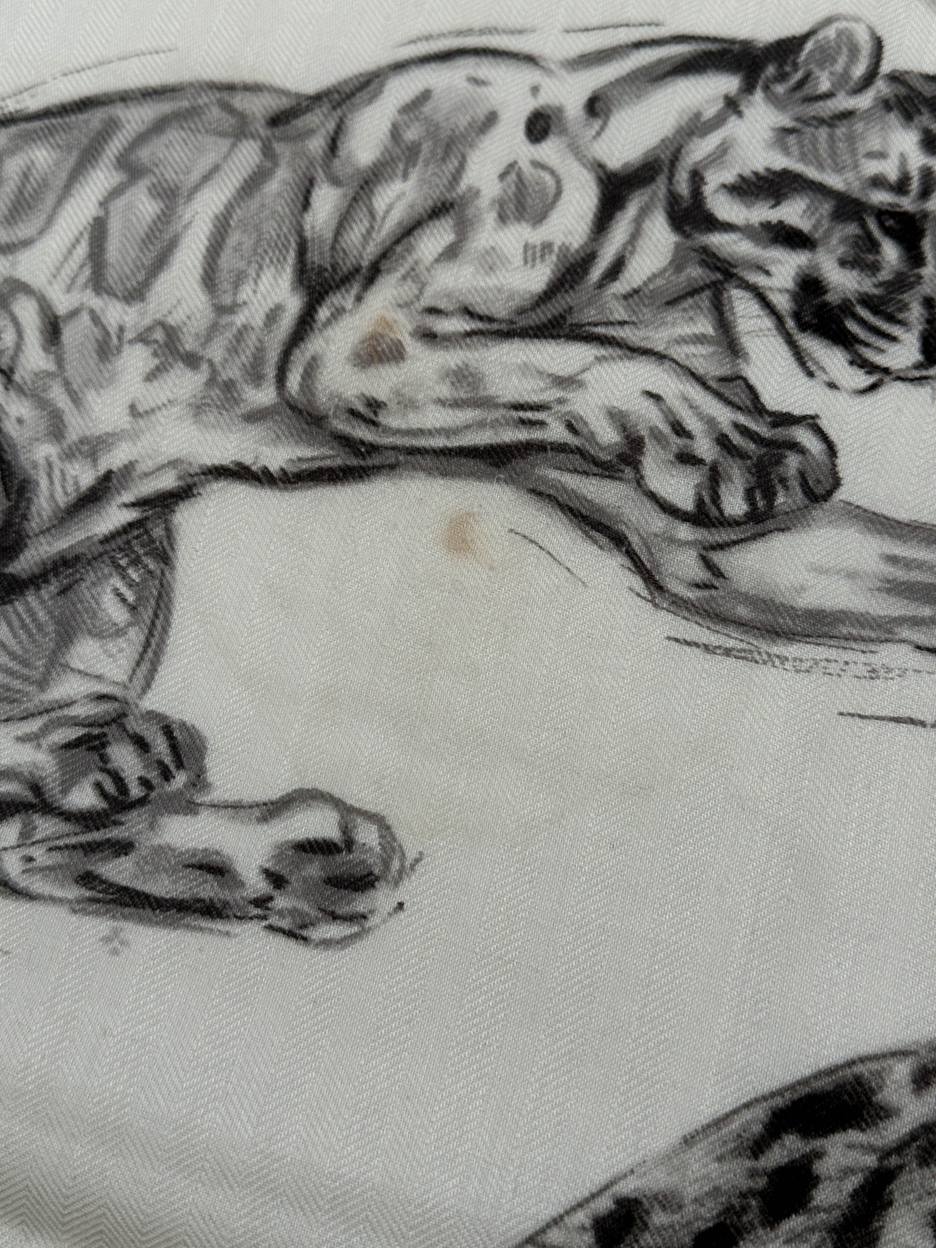 Hermès Dans l'Atelier de Robert Dallet Cashmere Silk 140