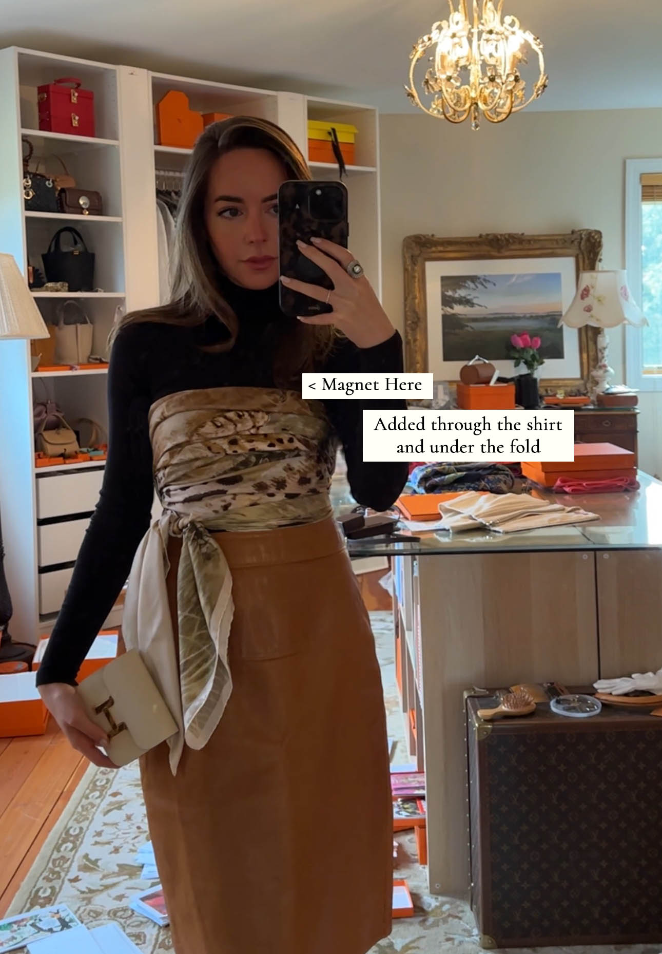 *Limited Edition* The Abigail 4 Piece Heart Scarf Magnet Set