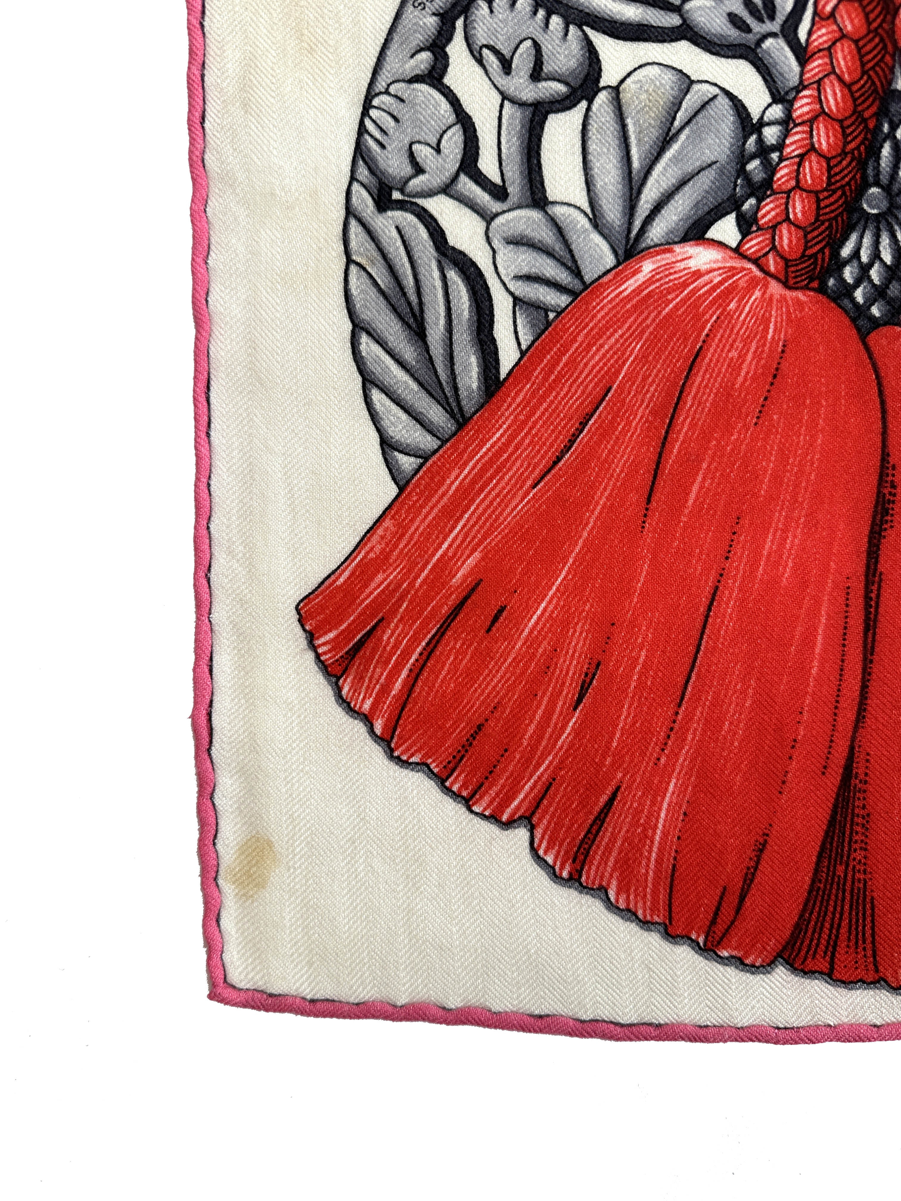 Hermès Parures de Samourais Cashmere Silk 140