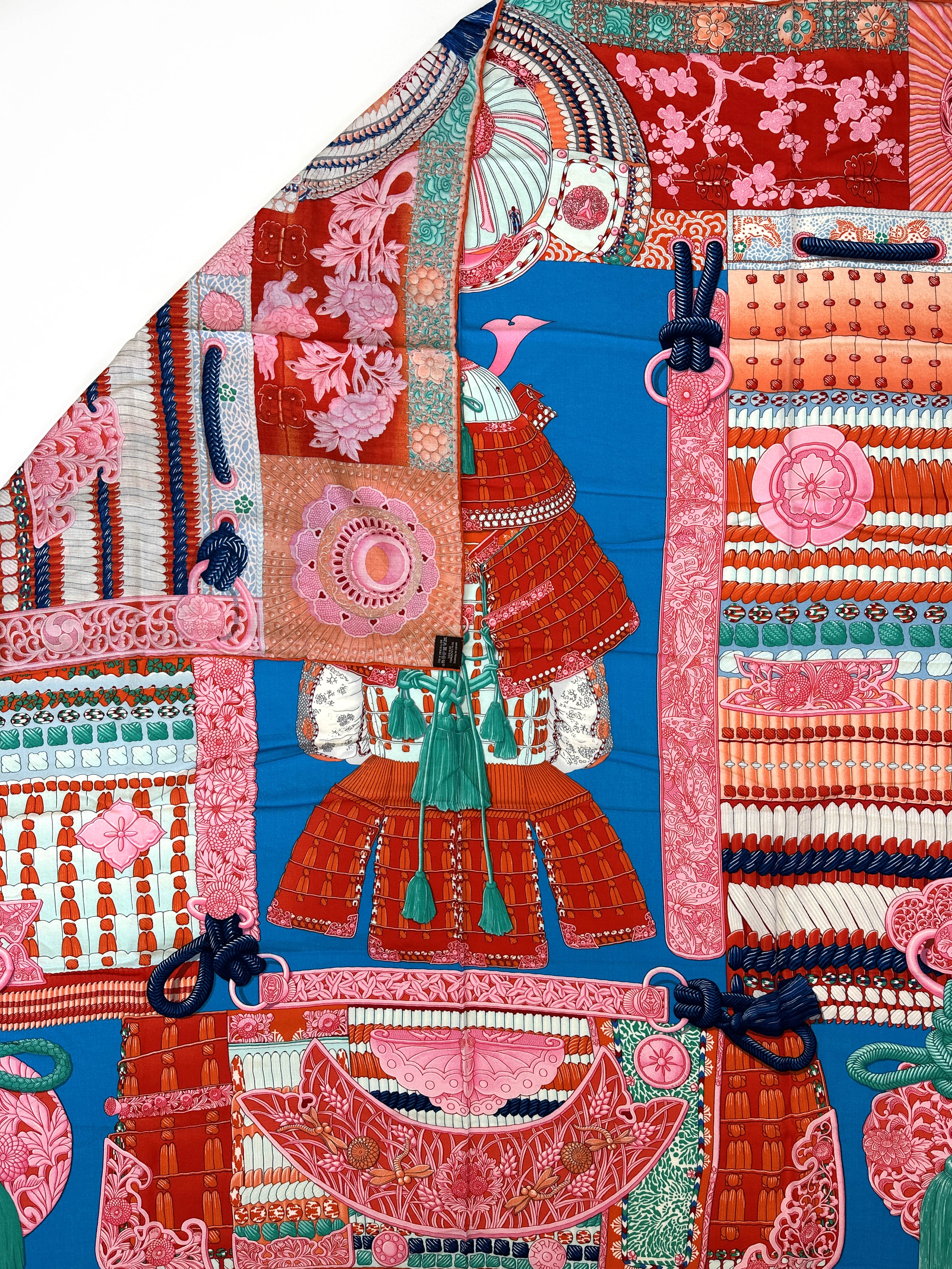 Hermès Parures de Samourais Cashmere Silk 140