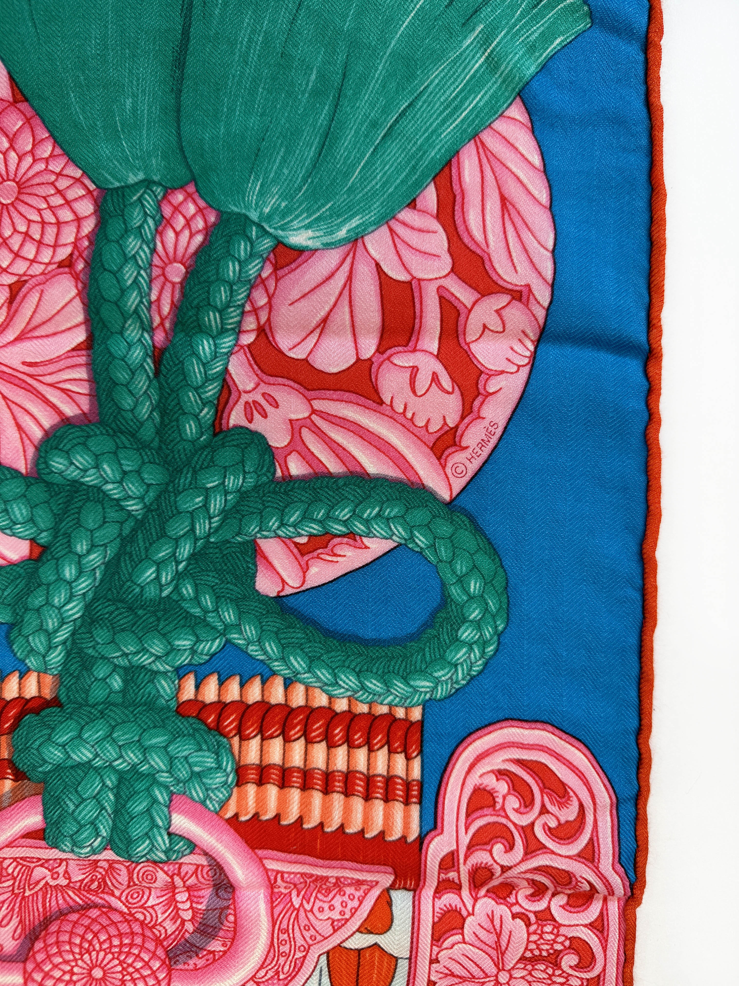 Hermès Parures de Samourais Cashmere Silk 140