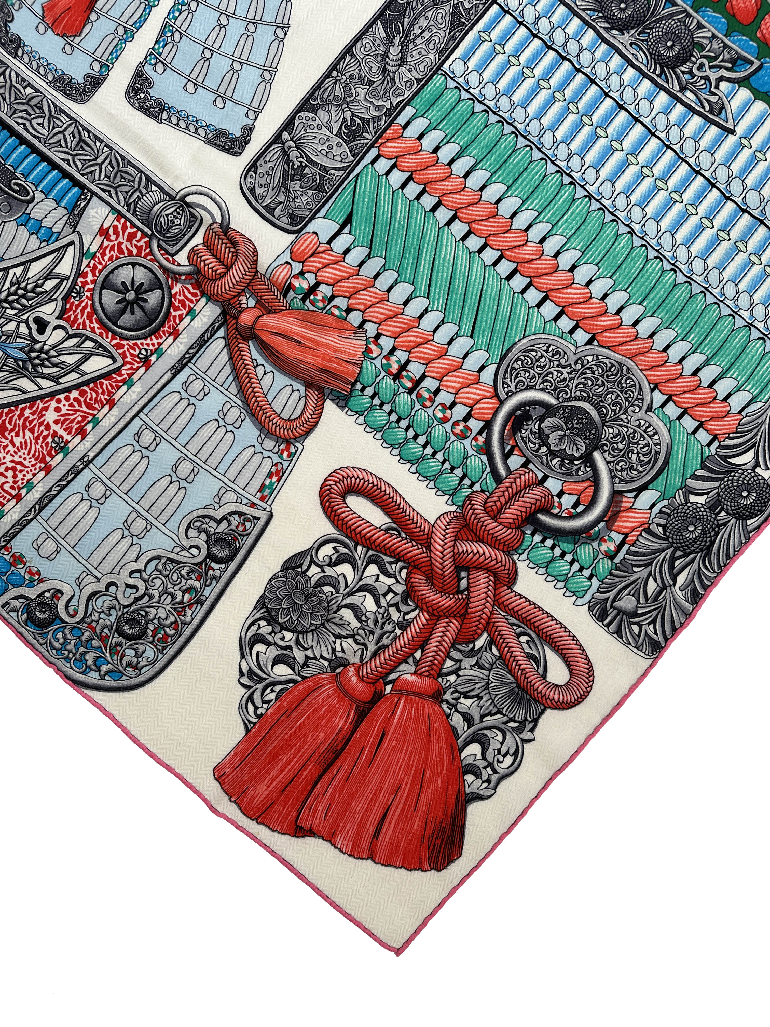 Hermès Parures de Samourais Cashmere Silk 140