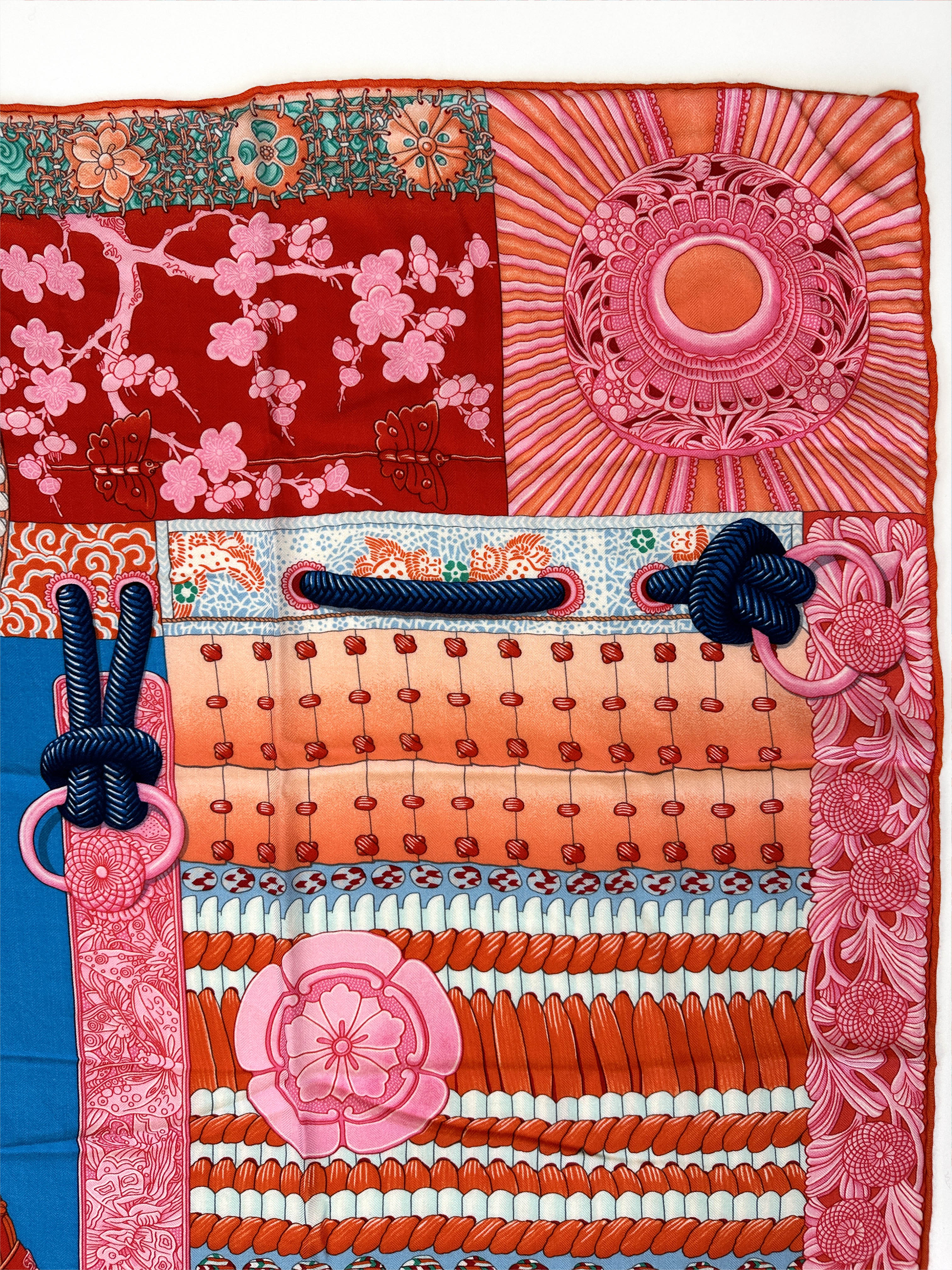 Hermès Parures de Samourais Cashmere Silk 140