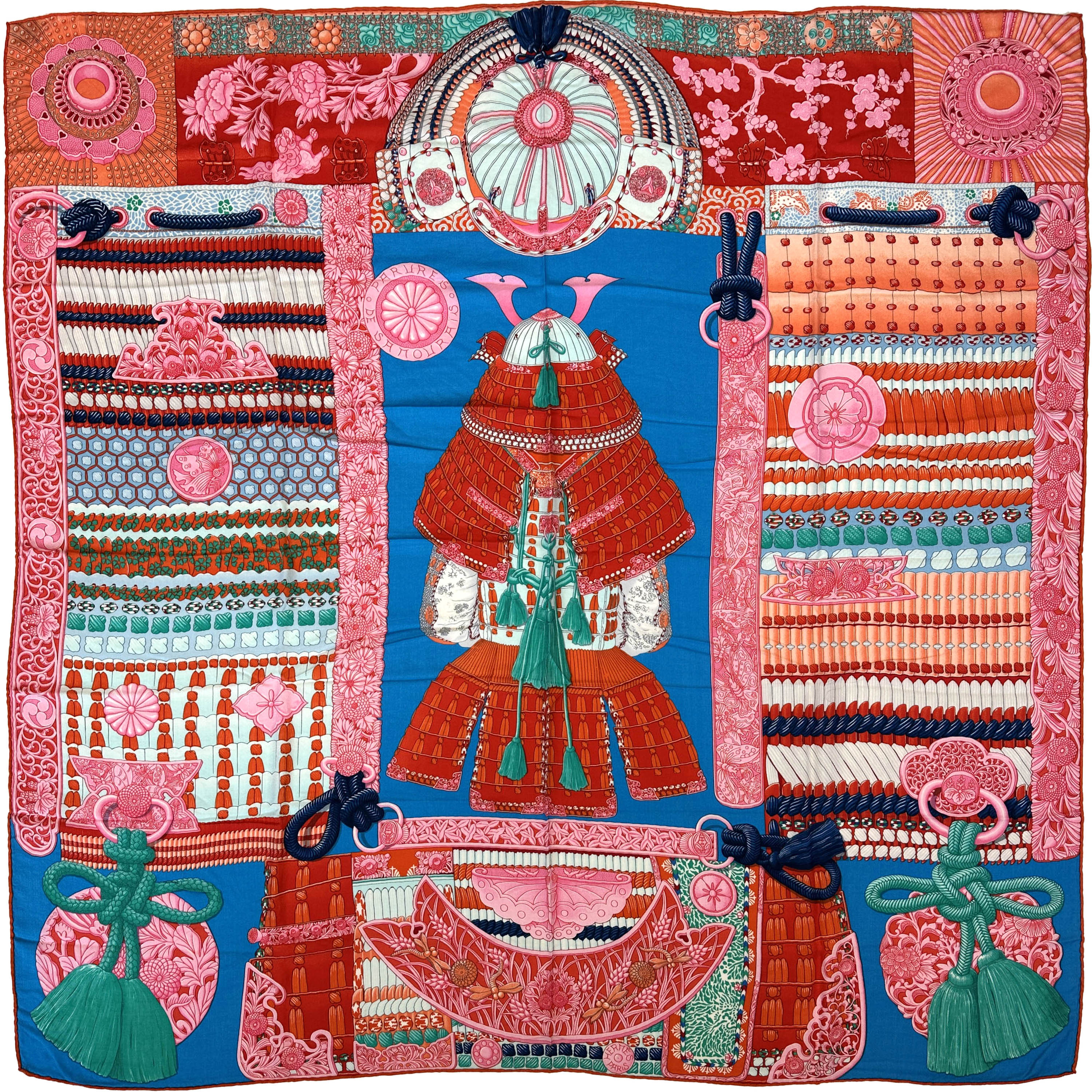 Hermès Parures de Samourais Cashmere Silk 140