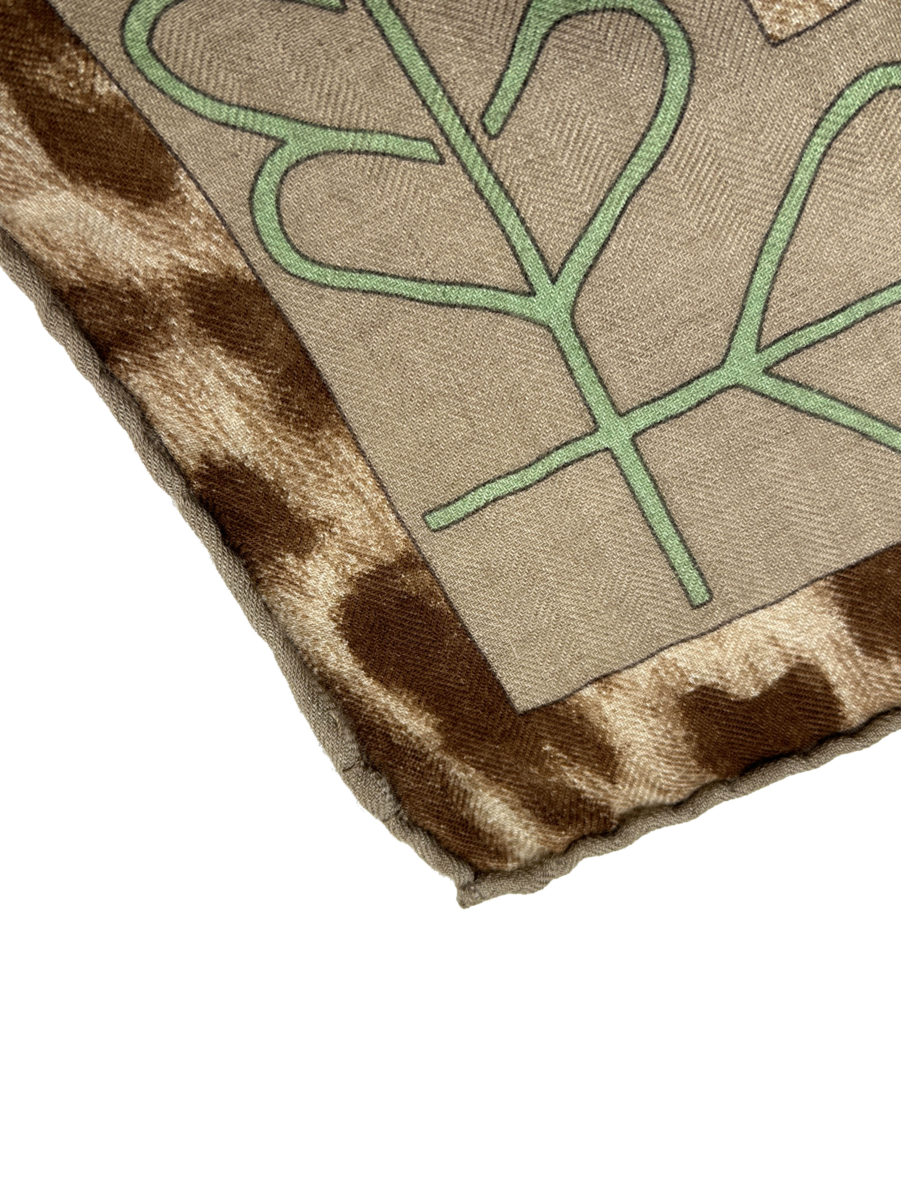 Hermès Selle D’Officier En Grande Tenue Cashmere Silk 140