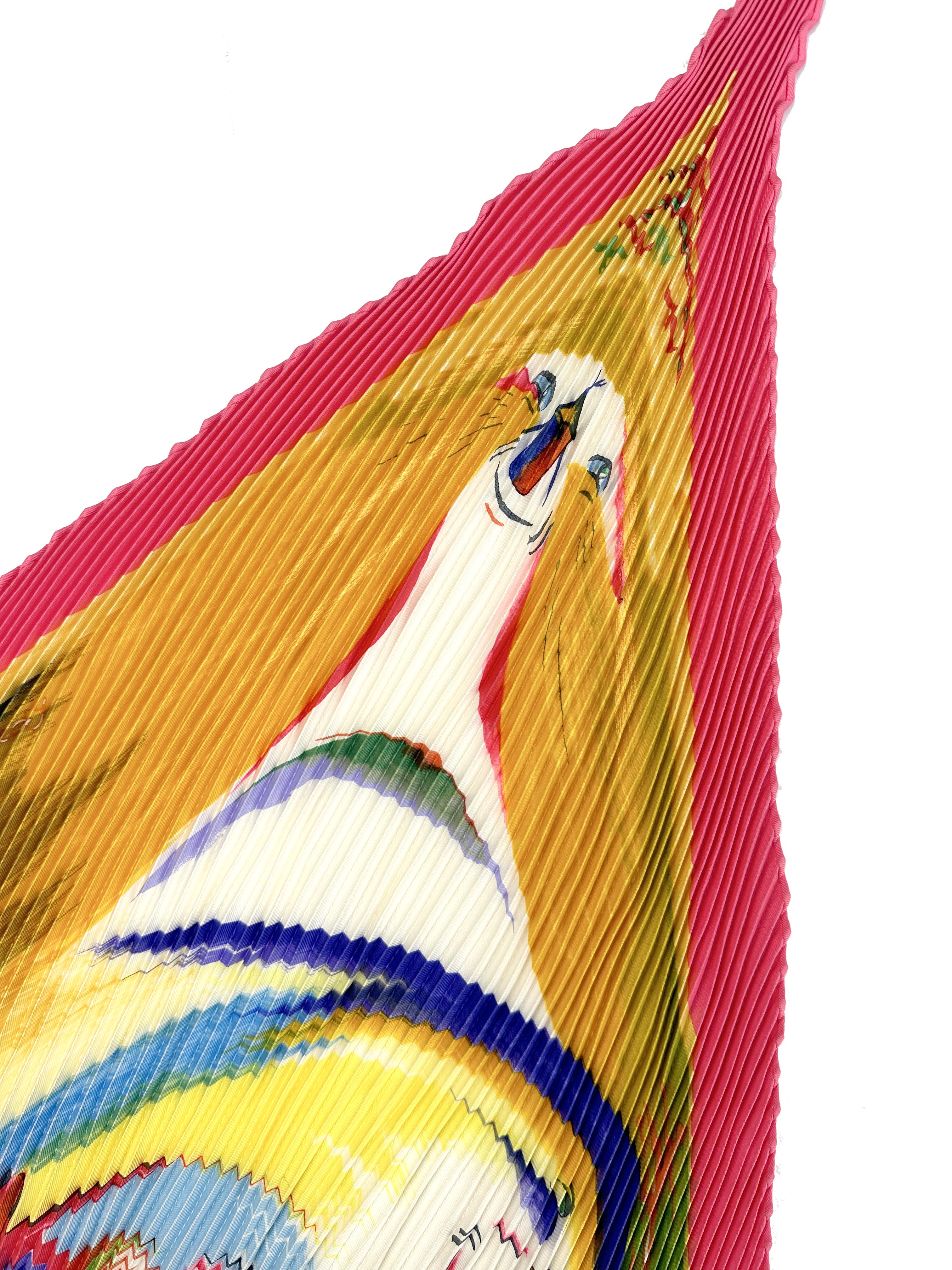 Hermès Smiles In Third Millenary Plissé 90