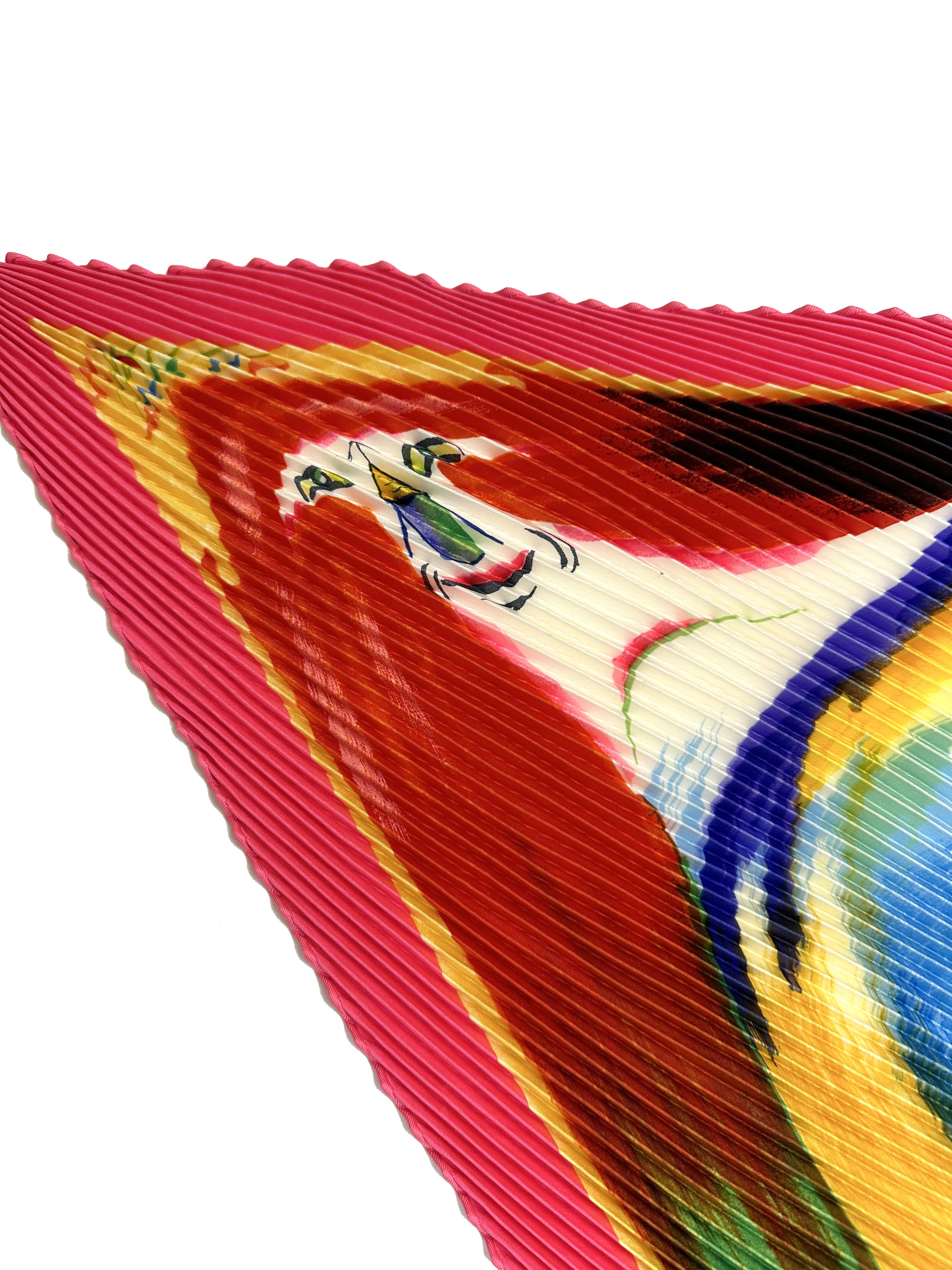 Hermès Smiles In Third Millenary Plissé 90