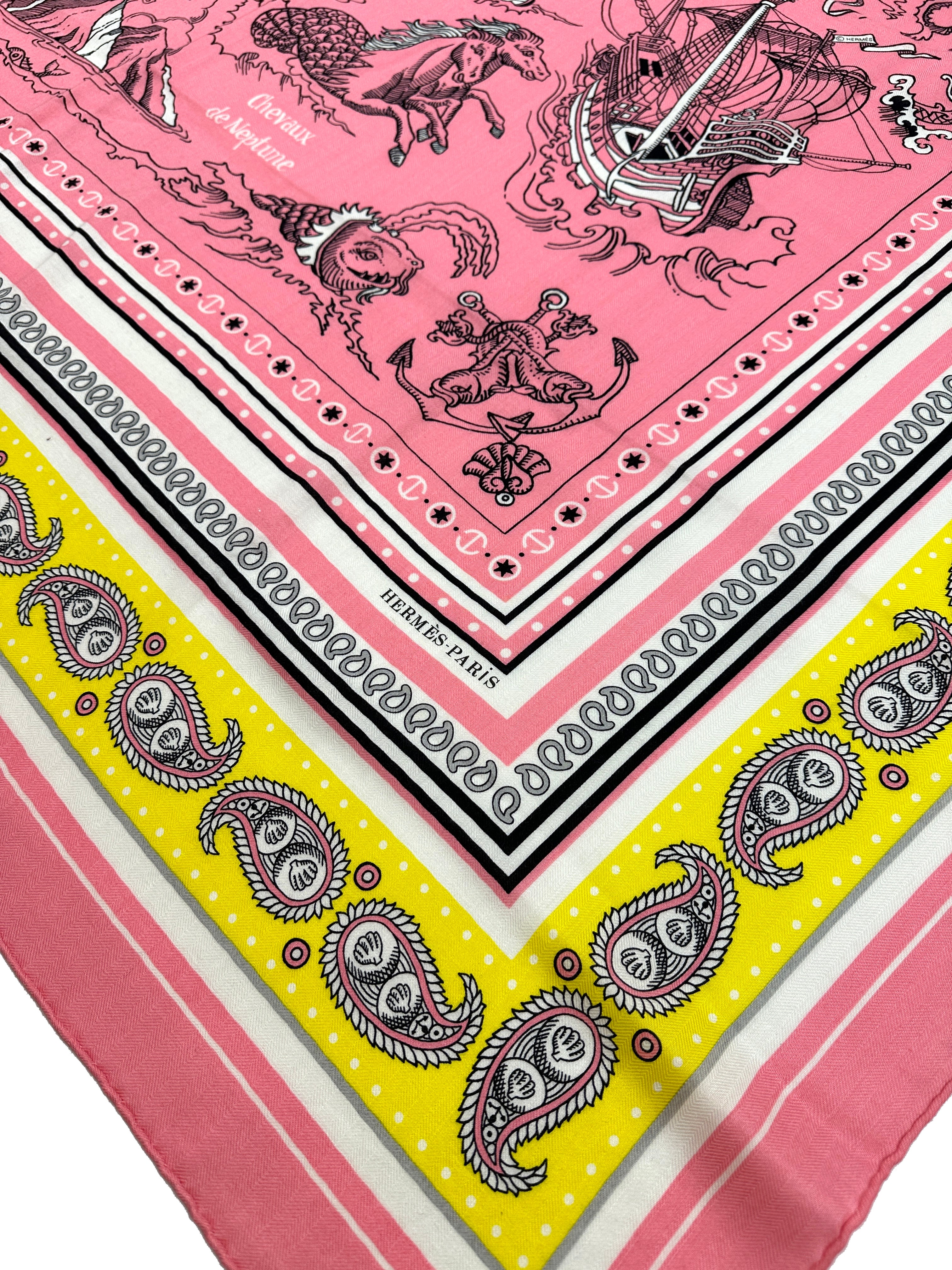 Hermès Tatouages Marins Cashmere Silk 140