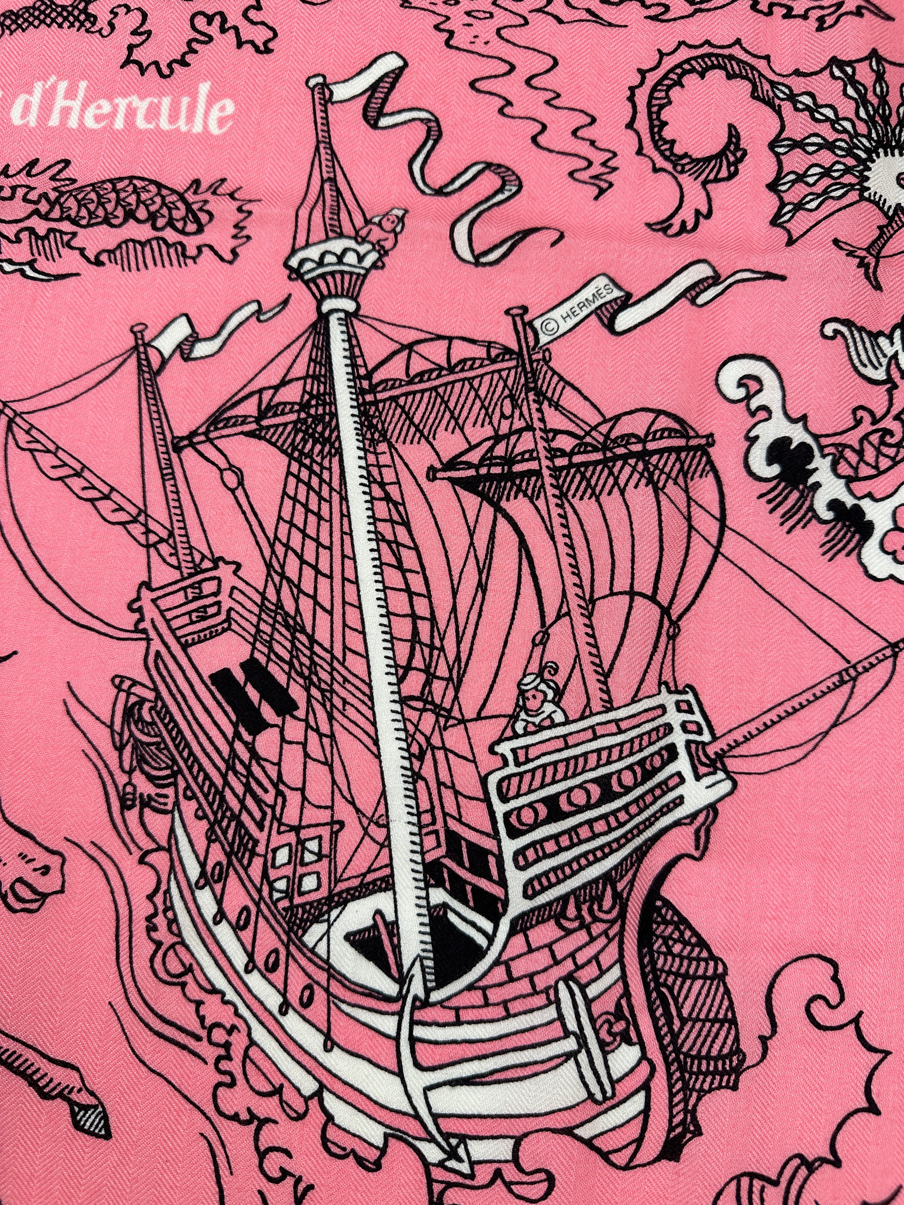 Hermès Tatouages Marins Cashmere Silk 140