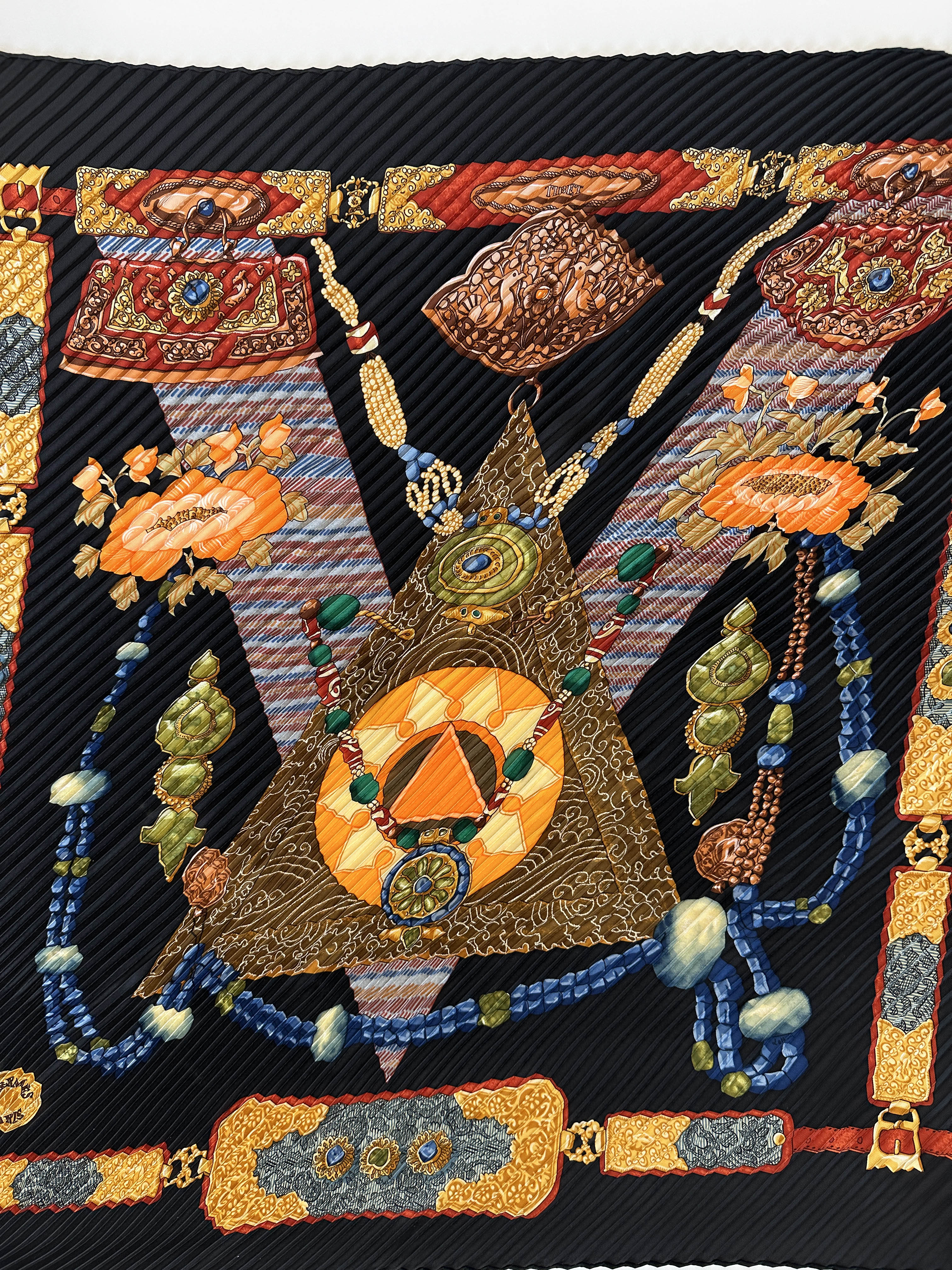 Hermès Tibet Plissé 90