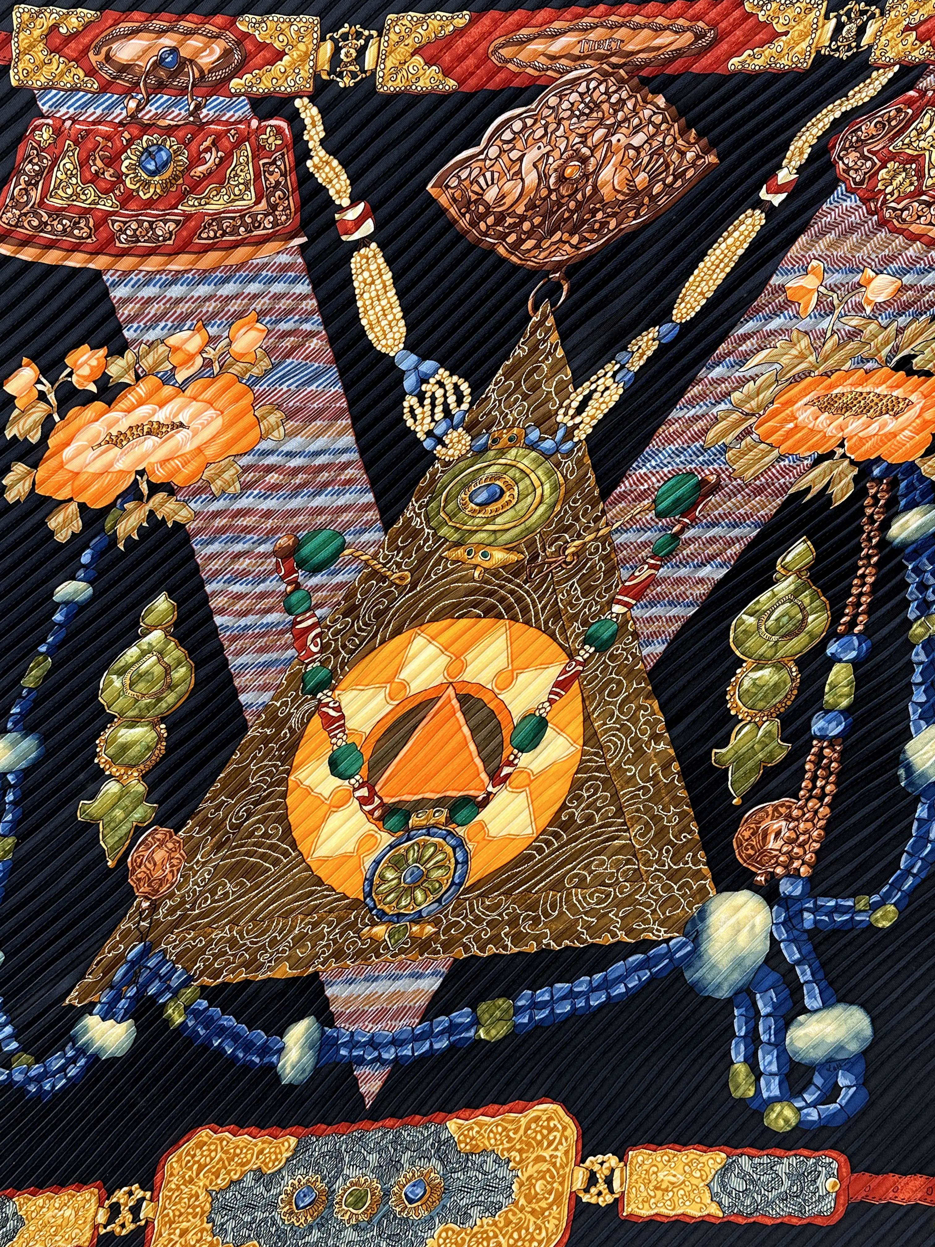 Hermès Tibet Plissé 90