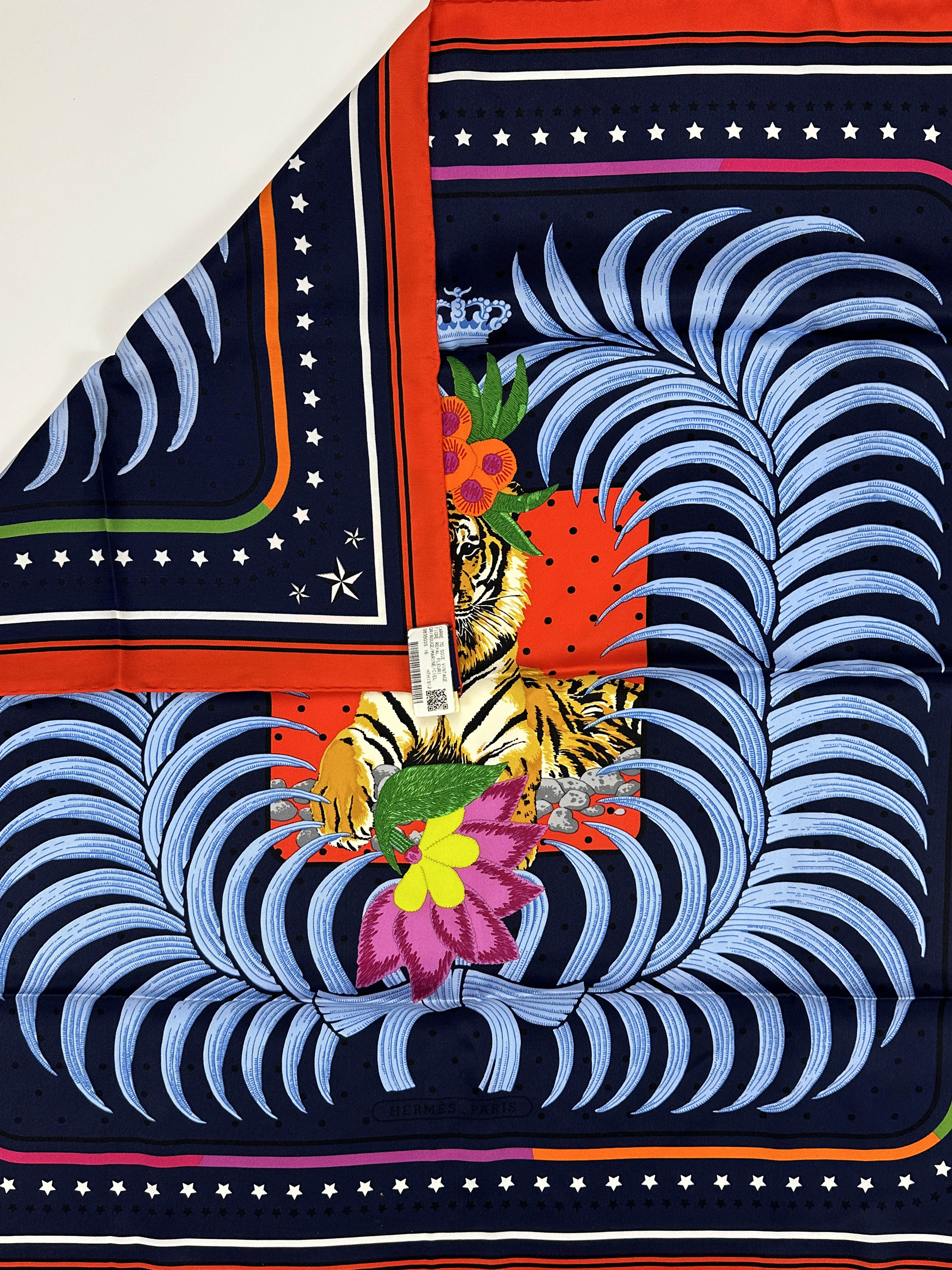 Hermès Tigre Royal Fleuri 70