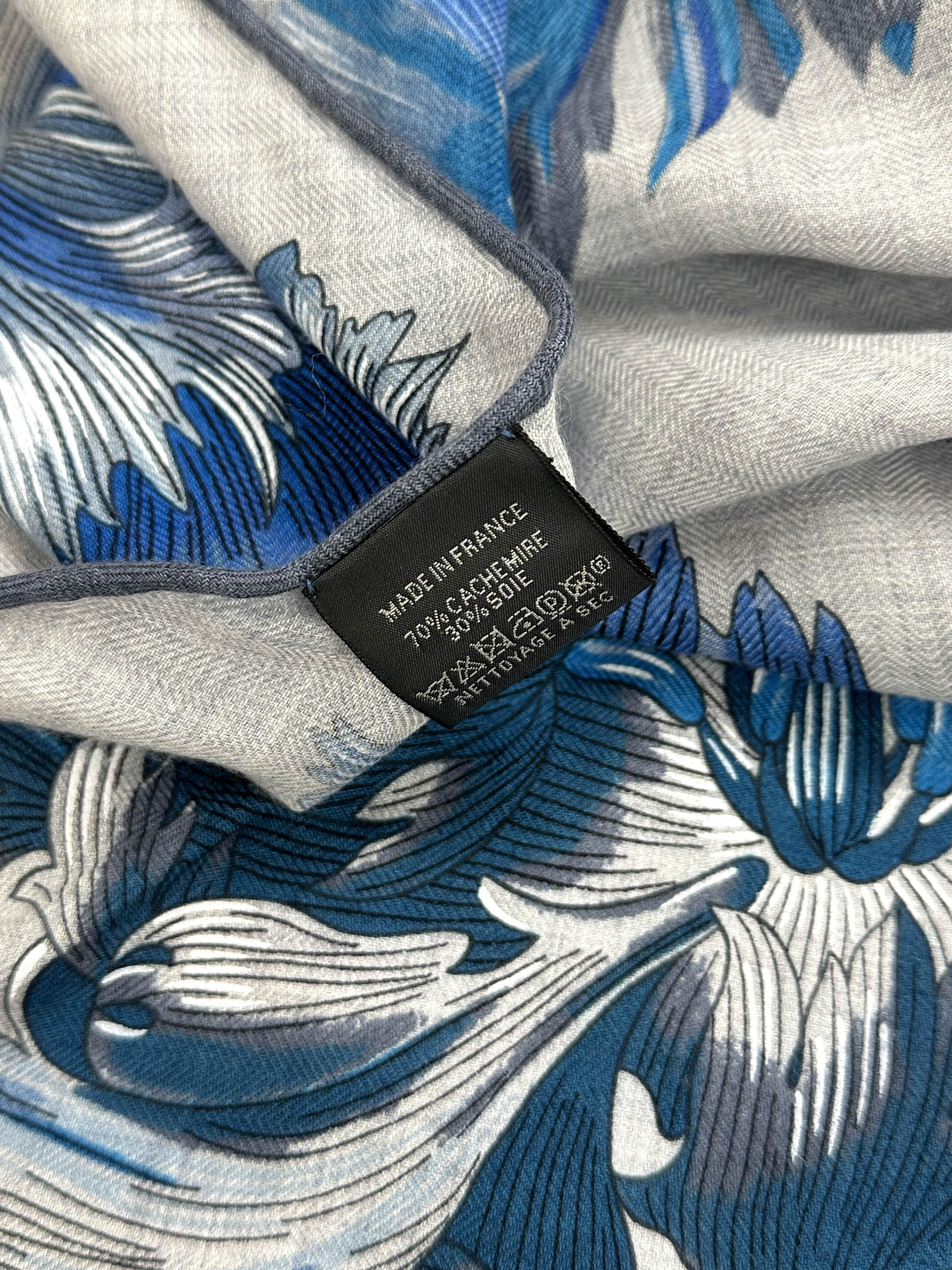 Hermès Tulipomaine Cashmere Silk Giant Triangle
