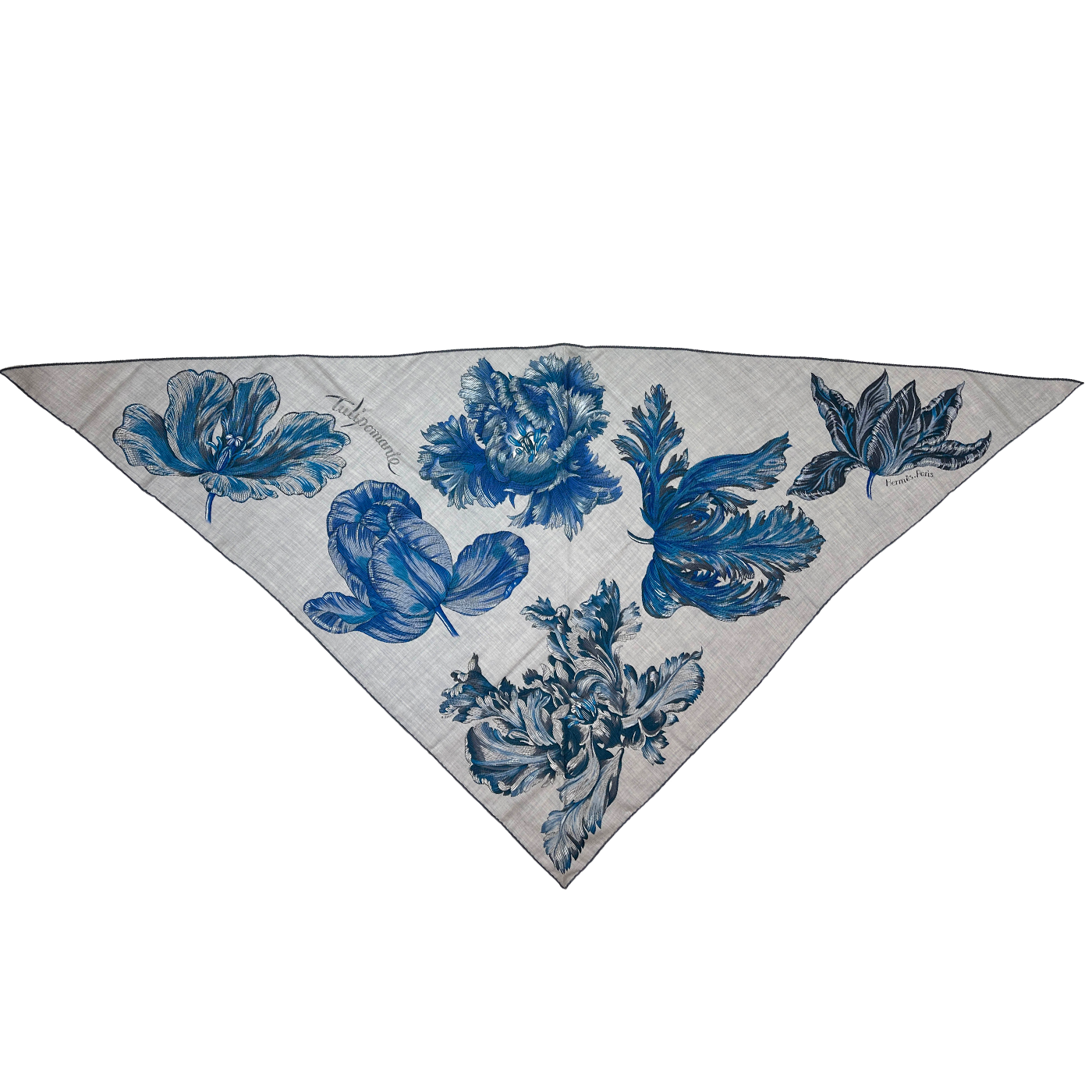 Hermès Tulipomaine Cashmere Silk Giant Triangle
