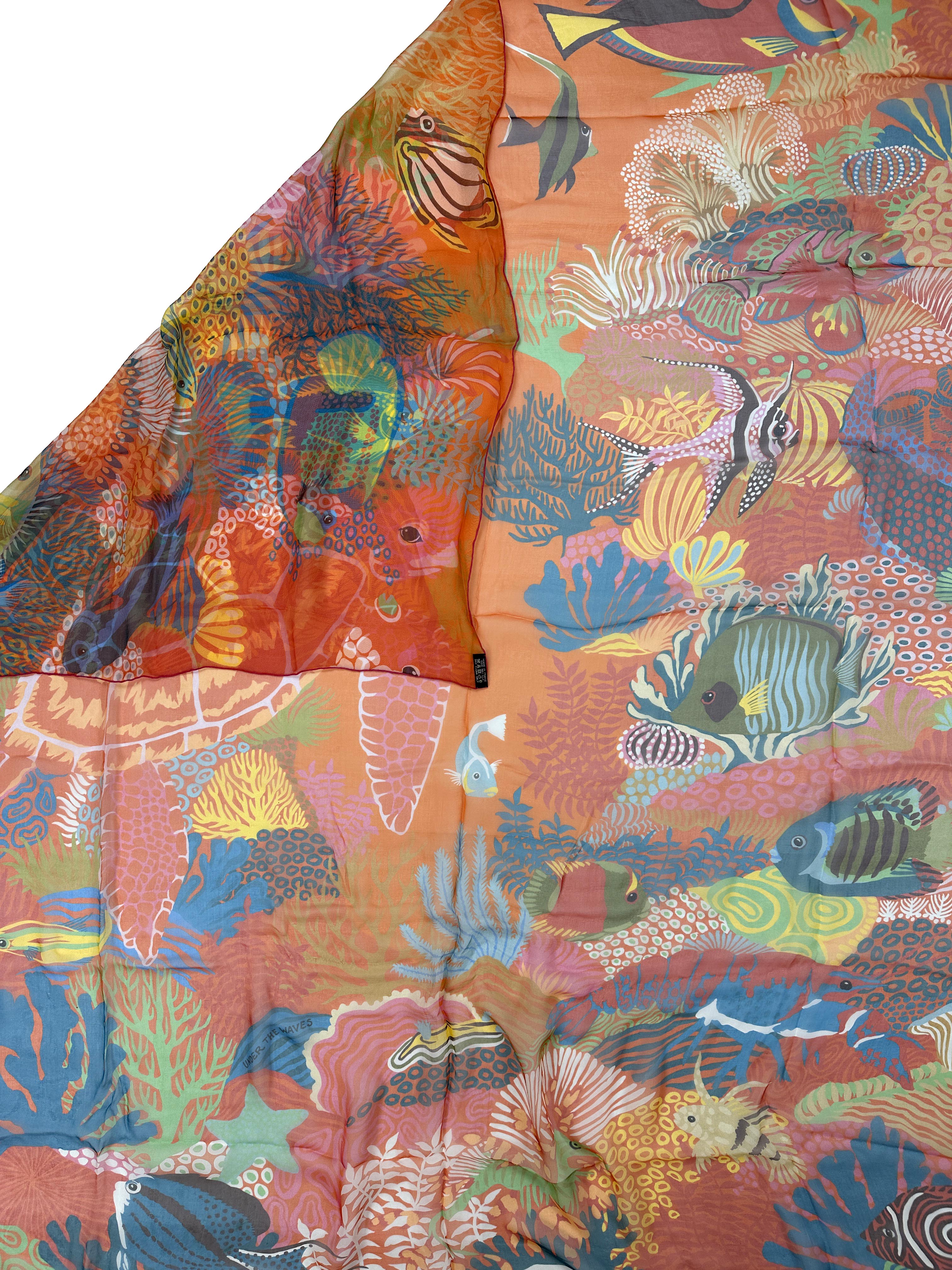 Hermès Under The Waves Mousseline 140