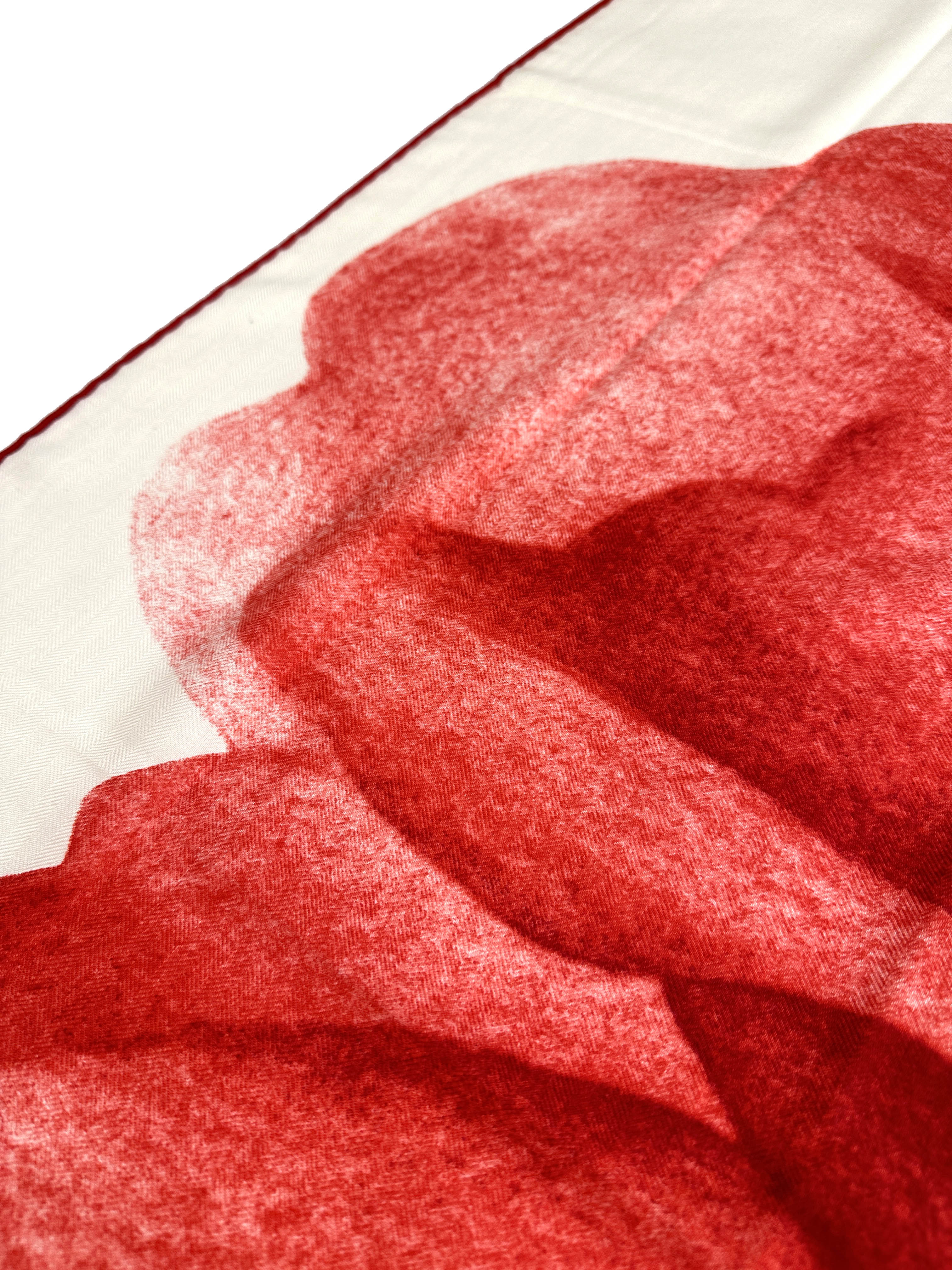 Hermès Une Rose Pour Alma Cashmere Silk 140