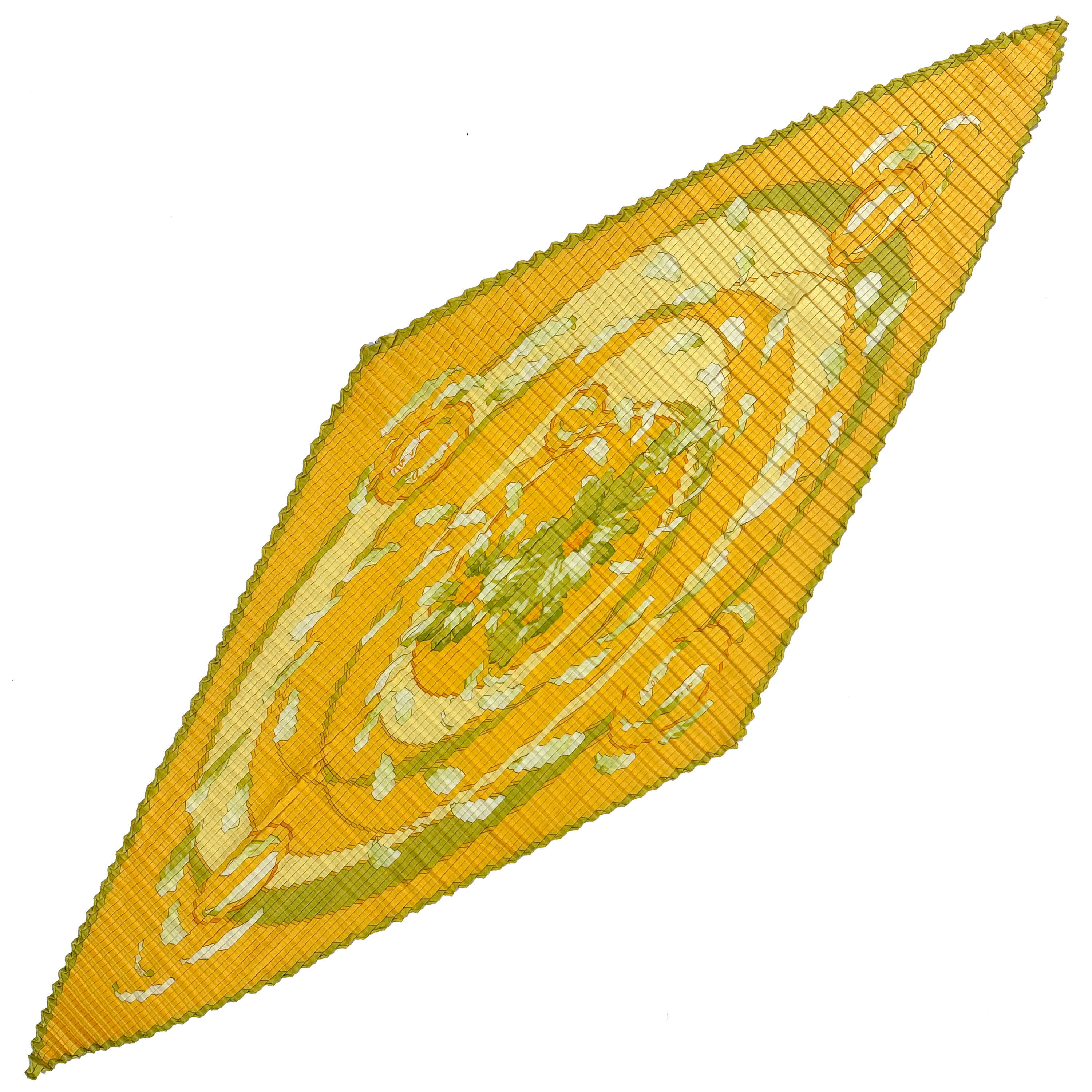 Hermès Au Gré du Vent Mosaic Plissé 90